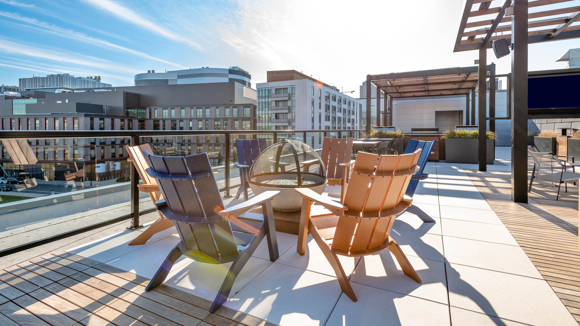 Roof deck at Lofts at Kendall Square Apartments (2 of 2)