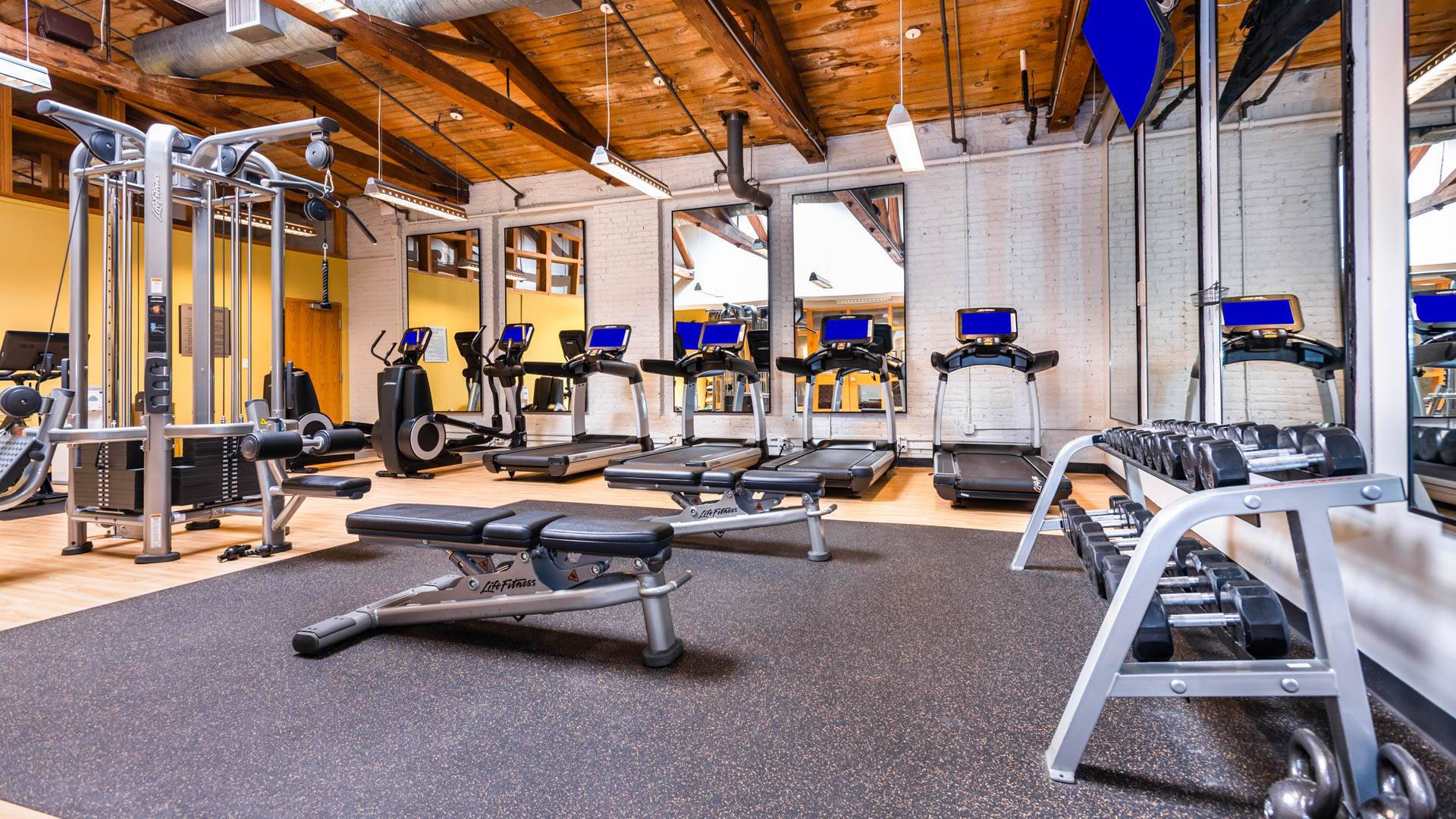 Gym at Lofts at Kendall Square Apartments (1 of 5)