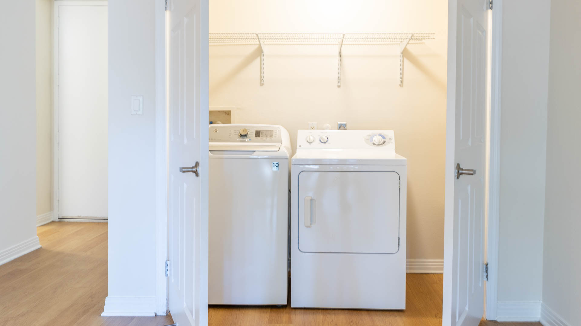 Laundry room at Marina 41 Apartments