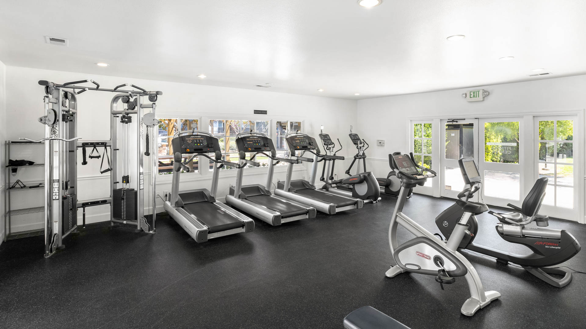 Gym at Reserve at Mountain View Apartments (1 of 2)