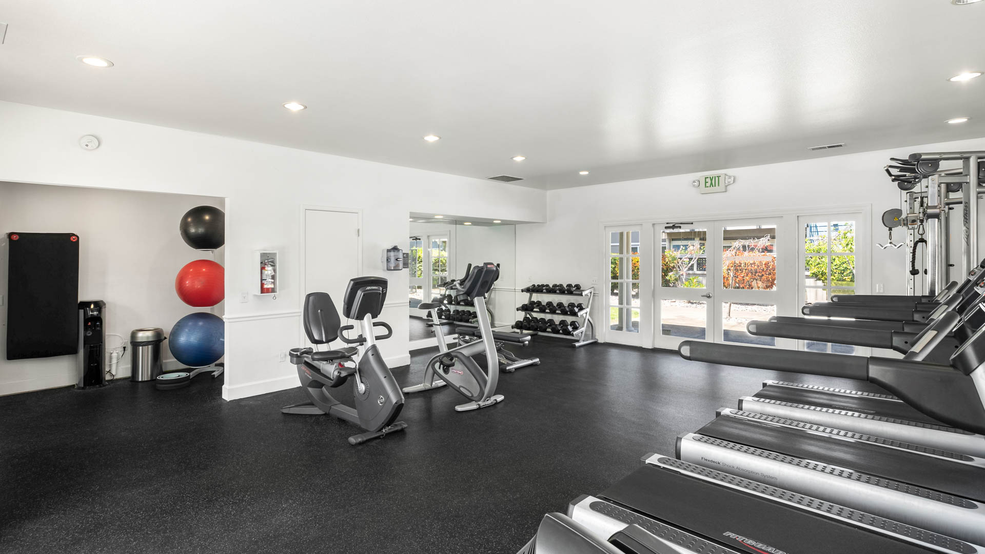 Gym at Reserve at Mountain View Apartments (2 of 2)