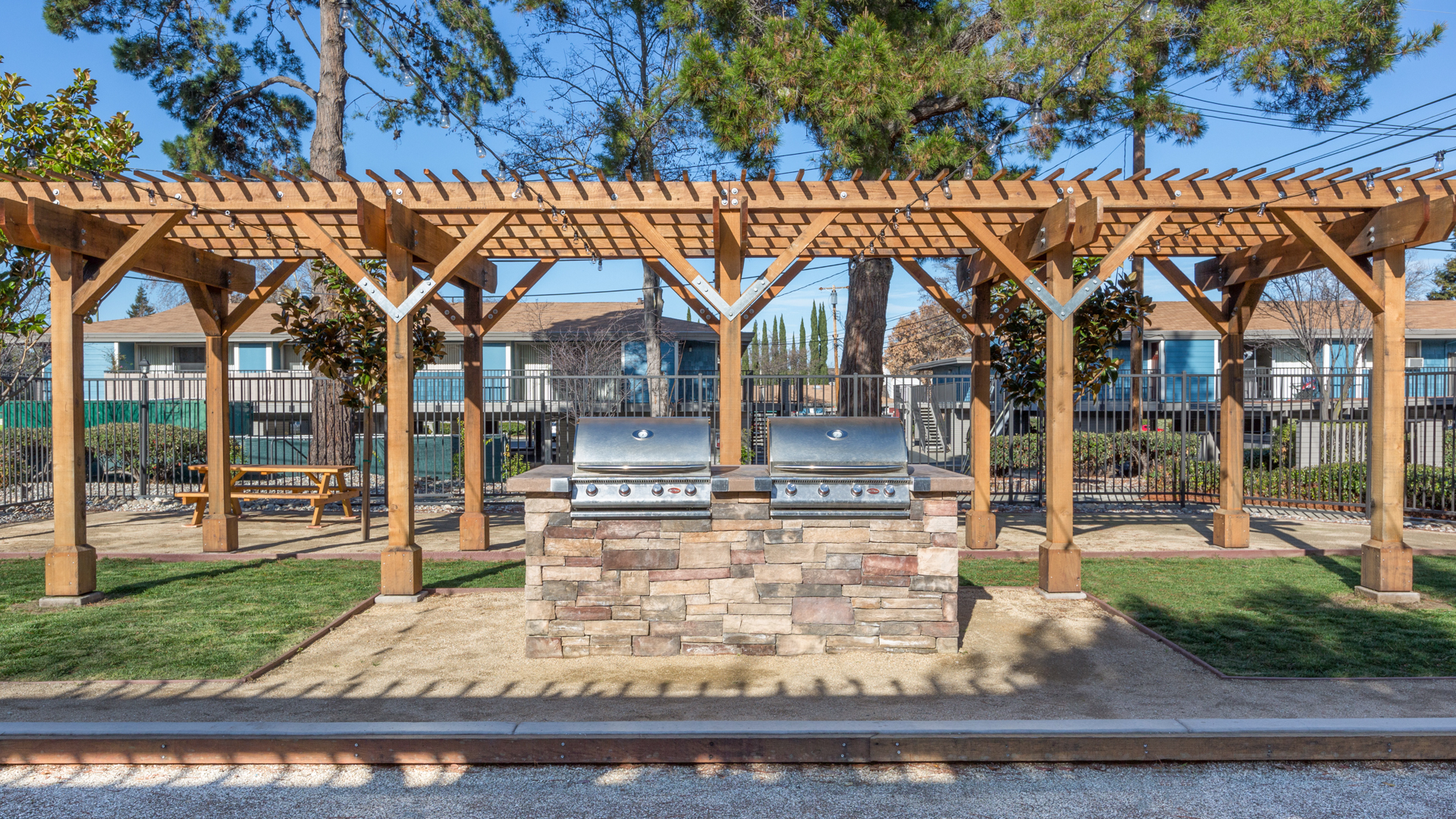 Grill area at Reserve at Mountain View Apartments (1 of 3)
