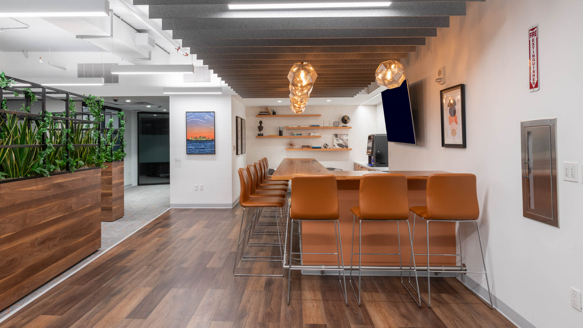 Lobby at 660 Washington Apartments