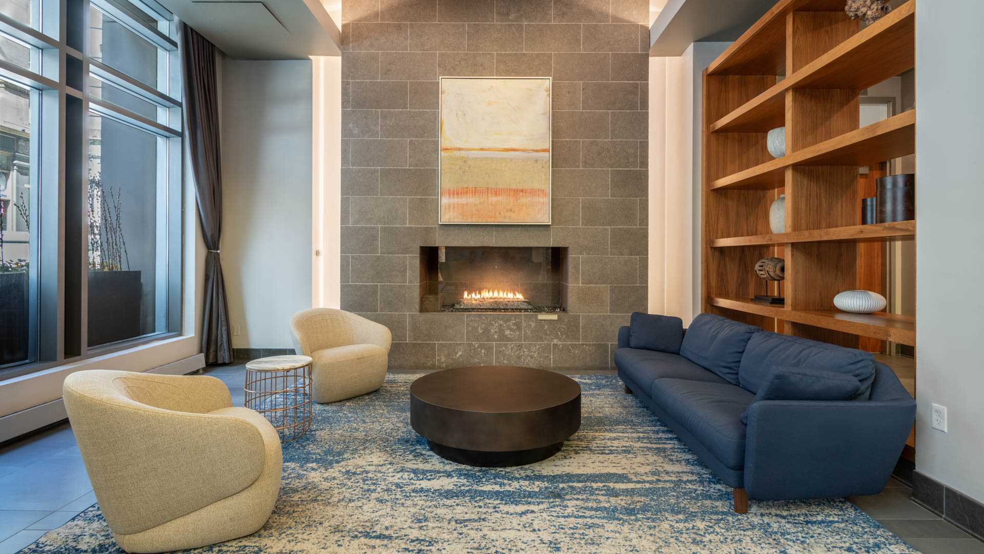 Lounge at 660 Washington Apartments (2 of 4)