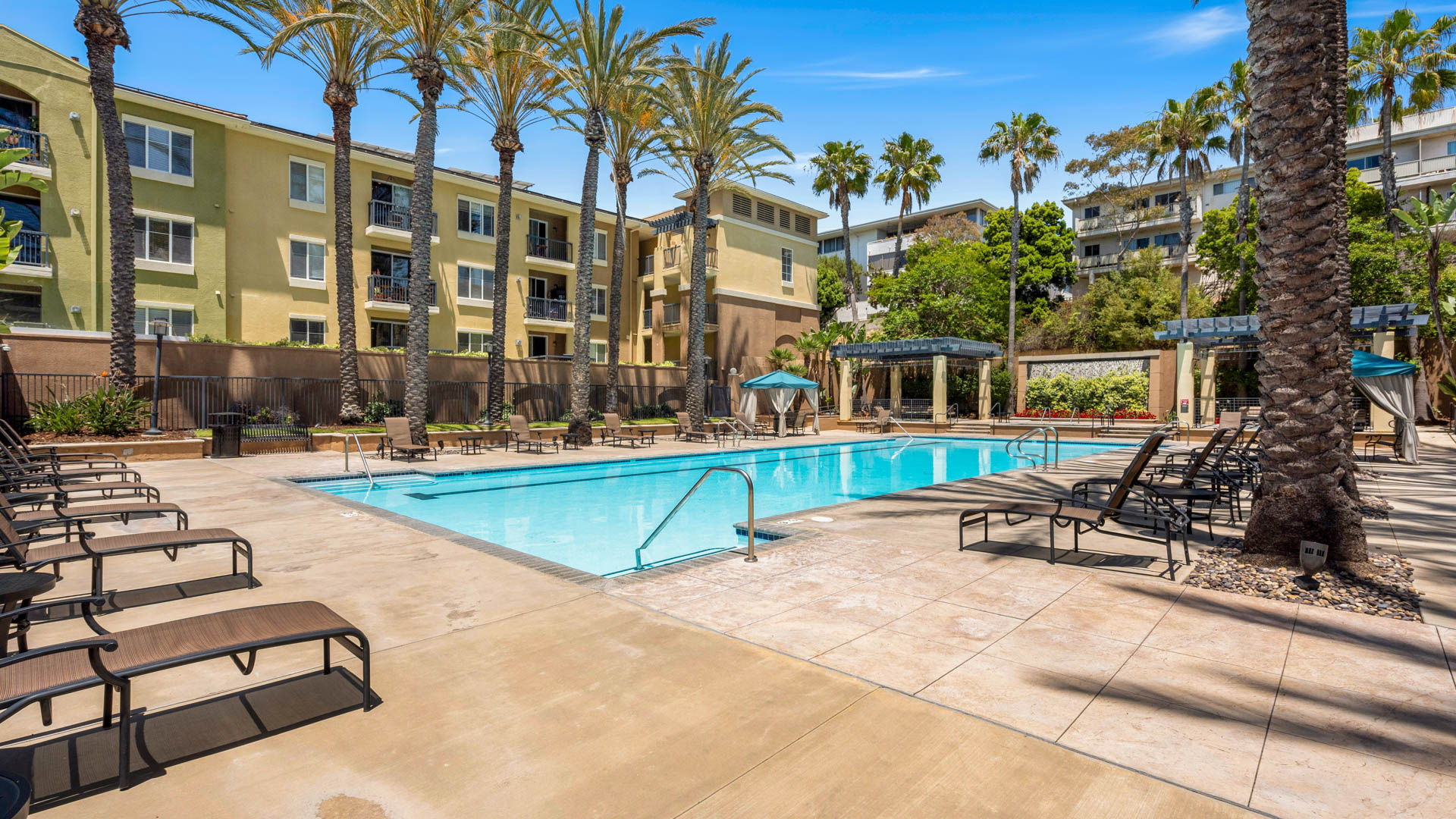 Pool at Mariposa at Playa del Rey Apartments (5 of 6)