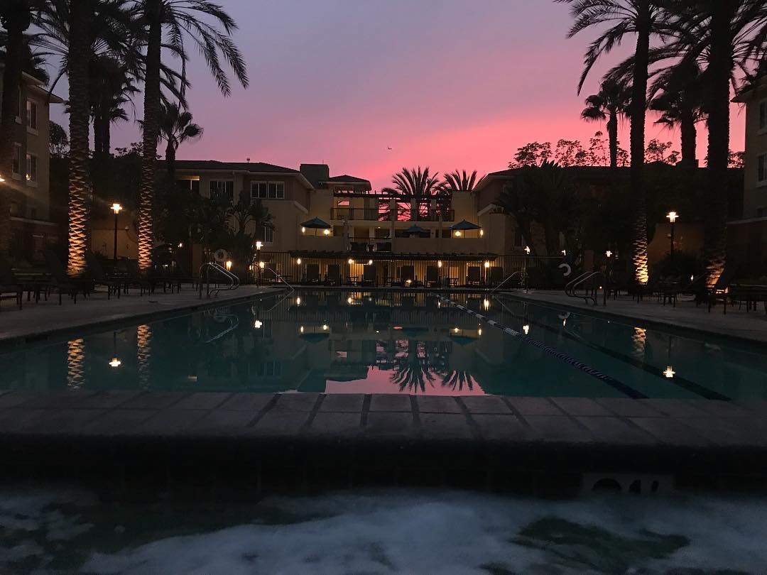 Pool at Mariposa at Playa del Rey Apartments (6 of 6)