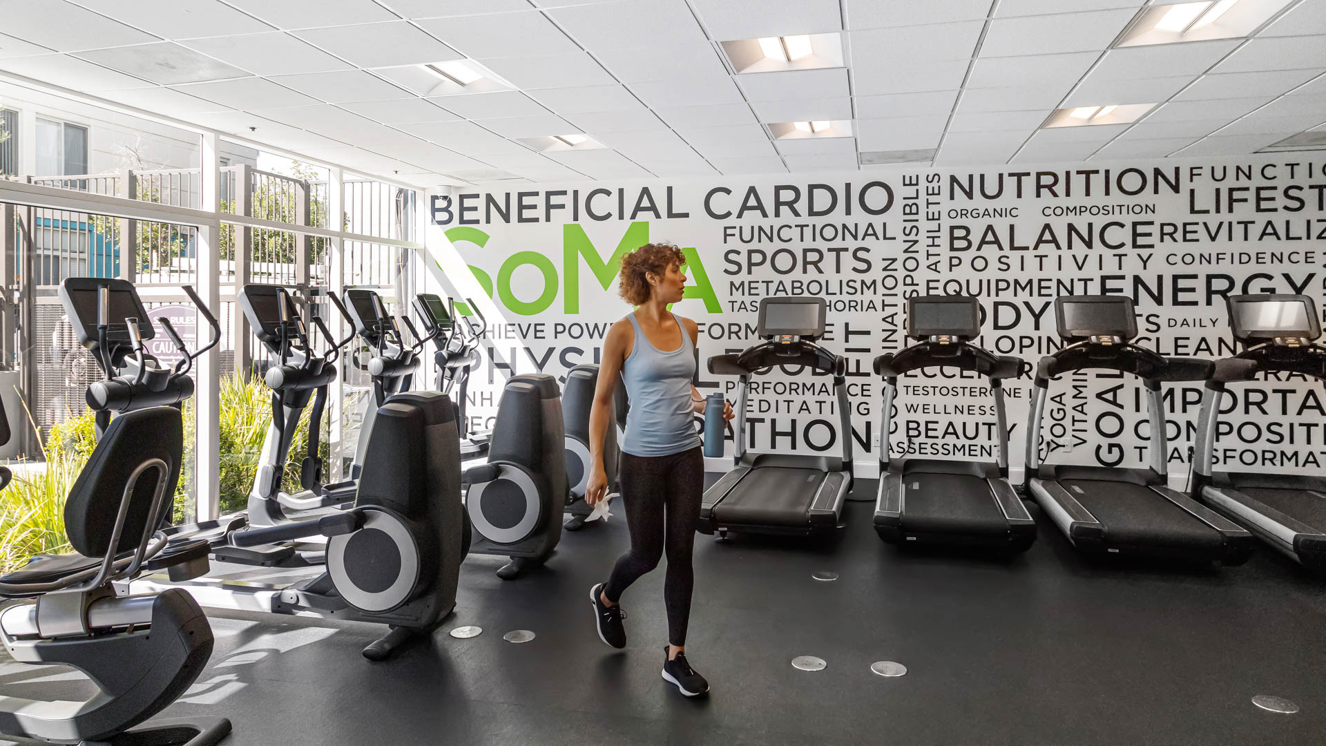 Gym at SoMa Square Apartments (1 of 3)