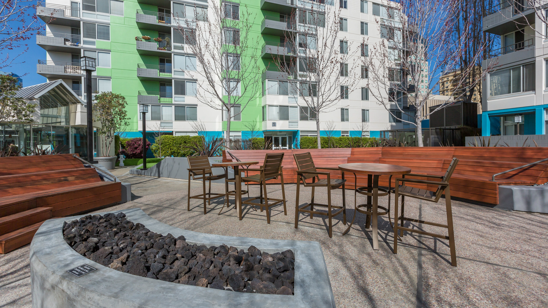 Courtyard at SoMa Square Apartments (3 of 4)