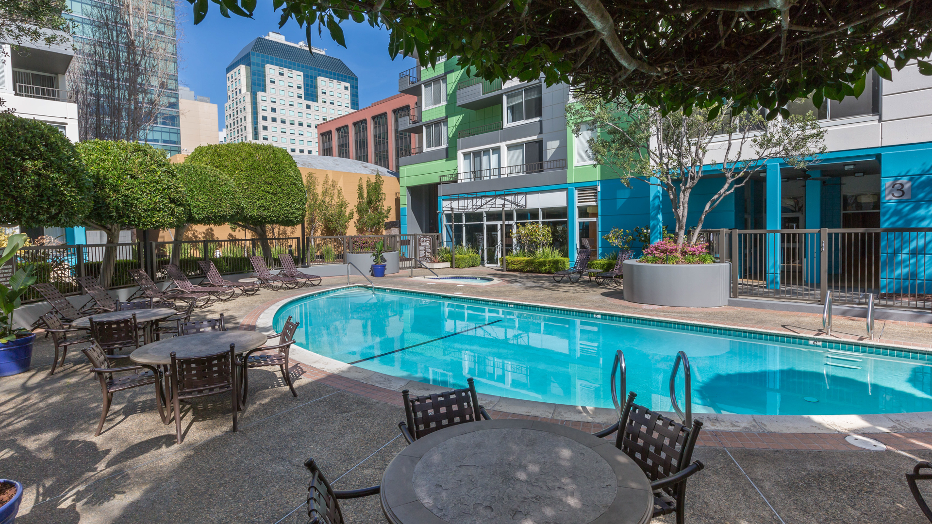 Pool at SoMa Square Apartments (1 of 4)