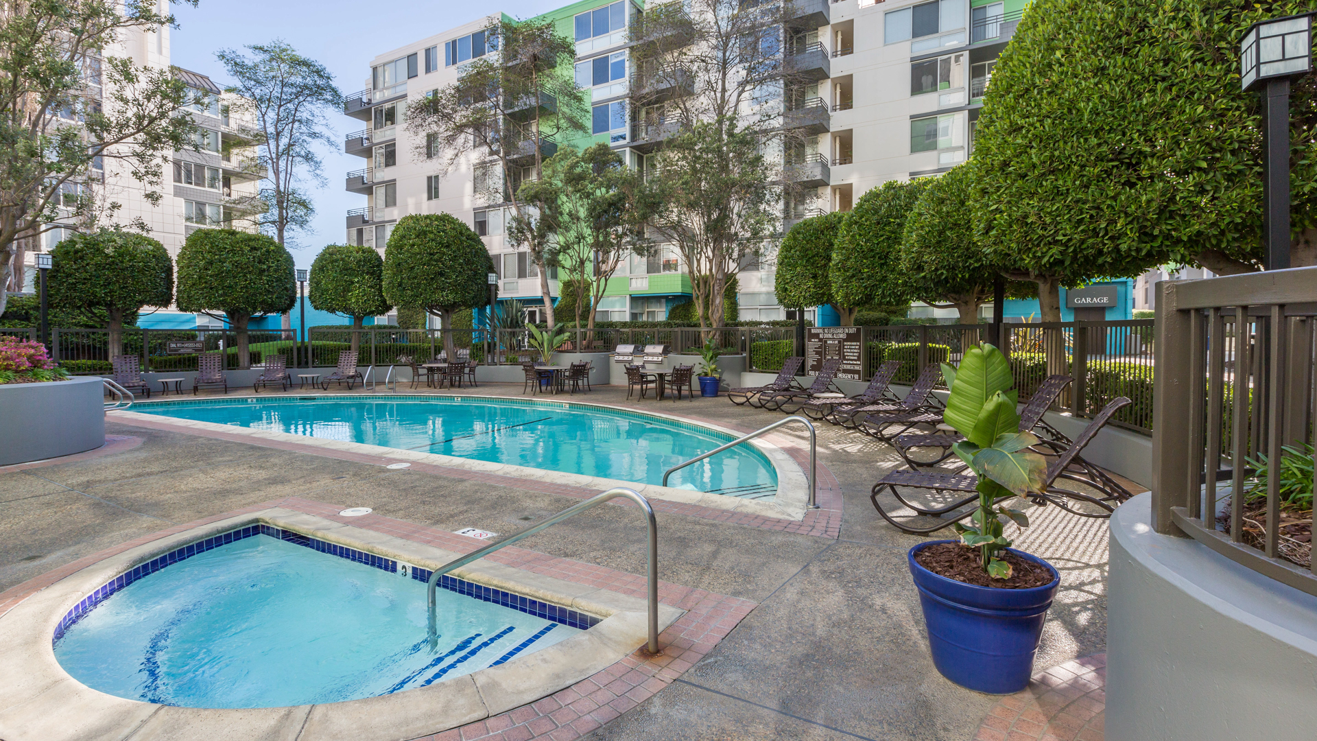 Pool at SoMa Square Apartments (2 of 4)