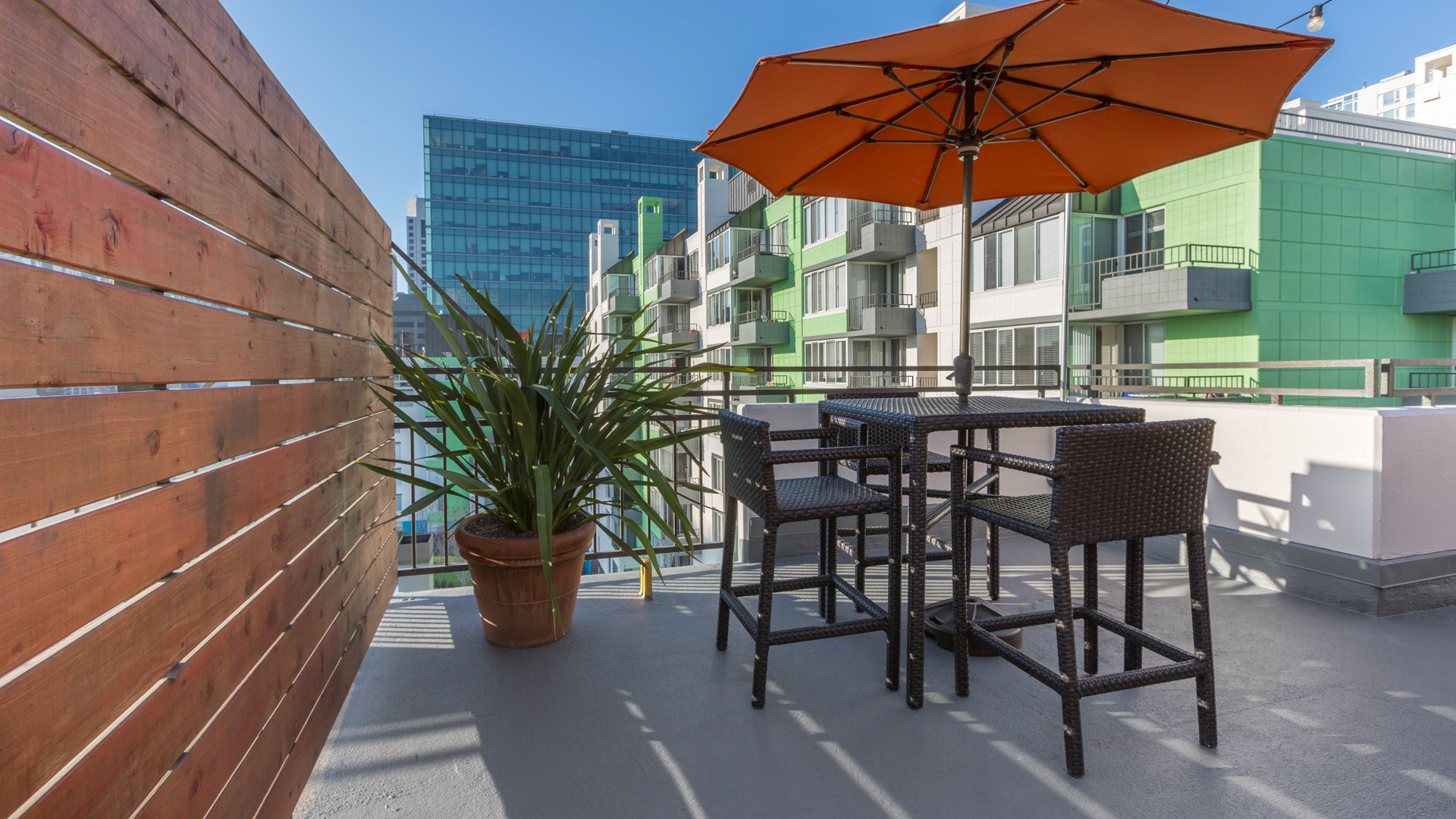 Roof deck at SoMa Square Apartments (1 of 6)