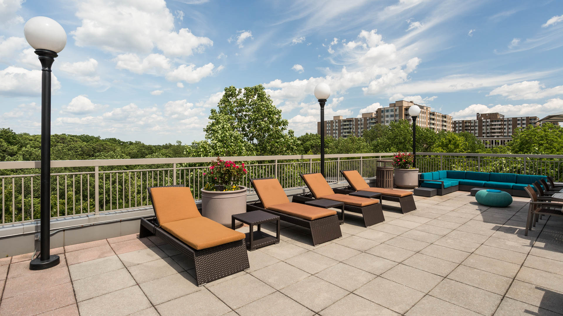 Roof deck at Park Connecticut Apartments (2 of 4)