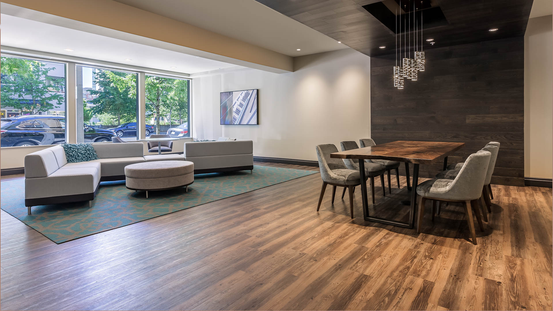 Lobby at City Square Bellevue Apartments (1 of 2)