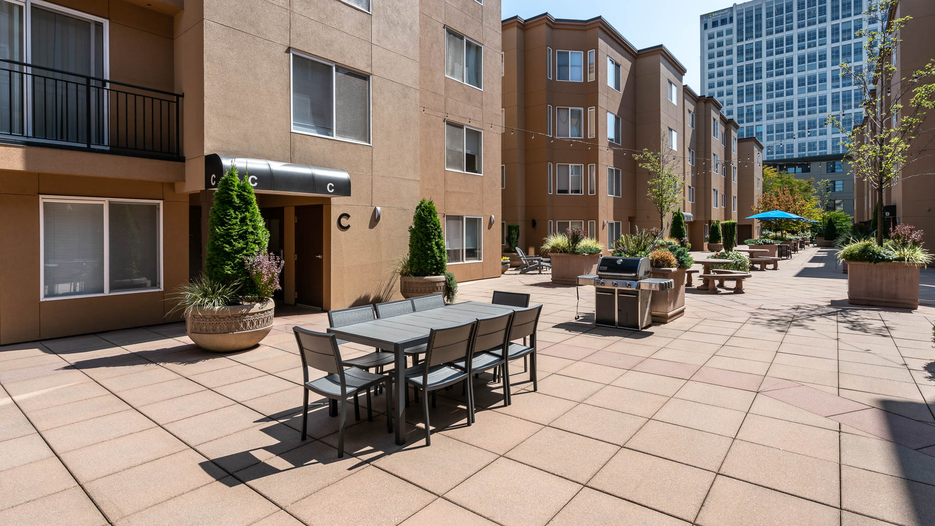 Grill area at City Square Bellevue Apartments (2 of 2)
