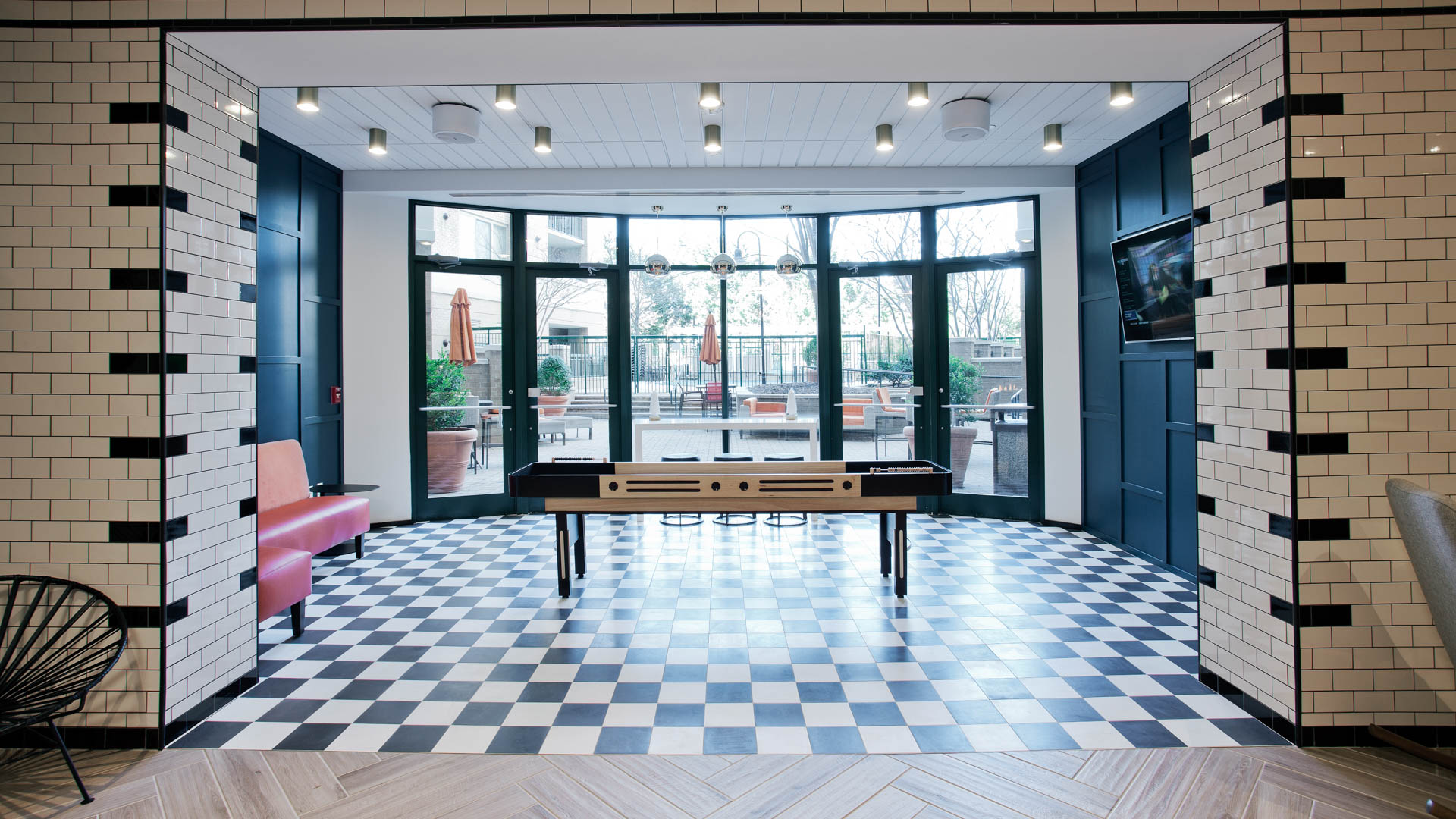 Game room at 2201 Wilson Apartments (2 of 2)