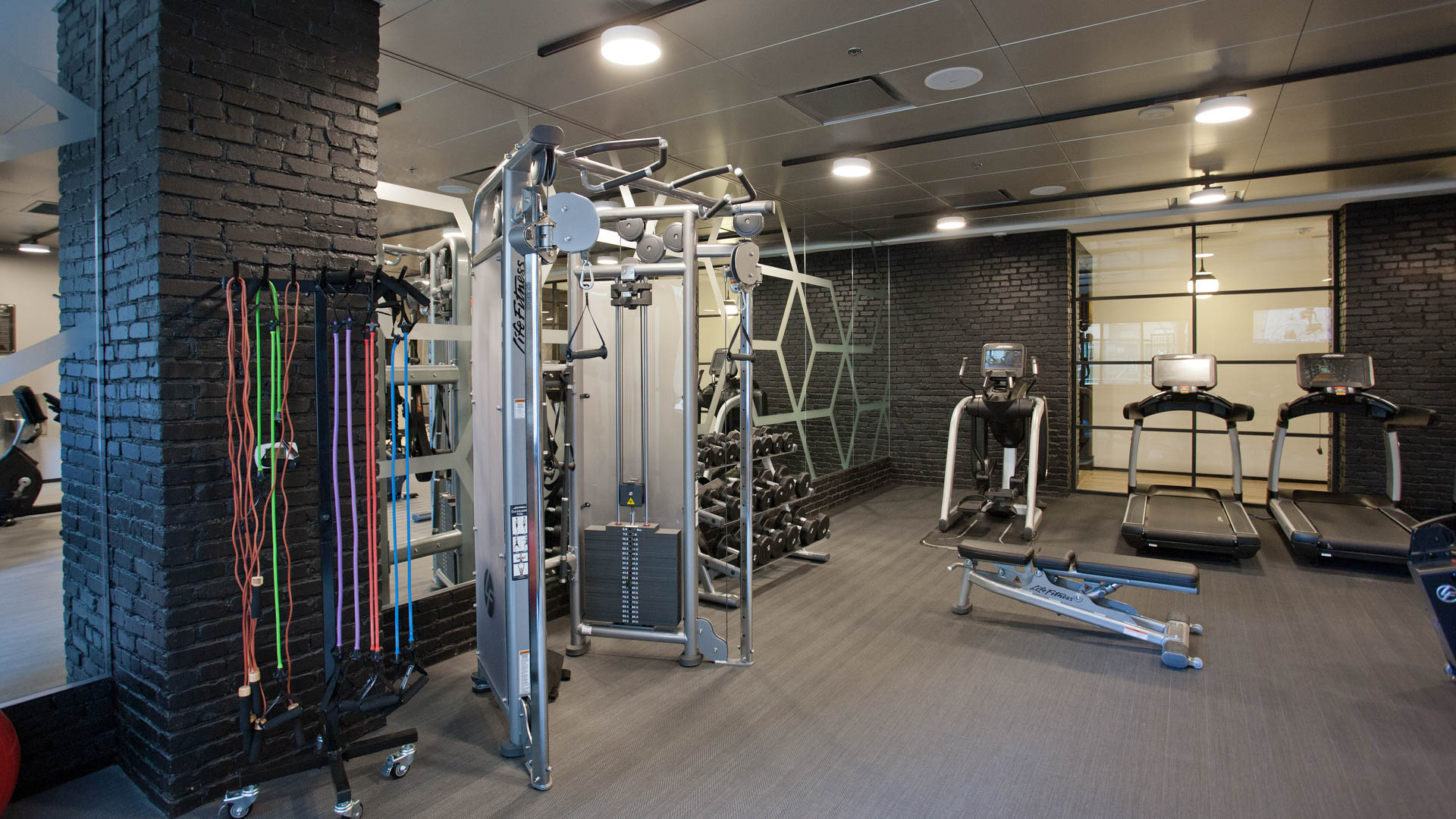 Gym at 2201 Wilson Apartments (3 of 3)