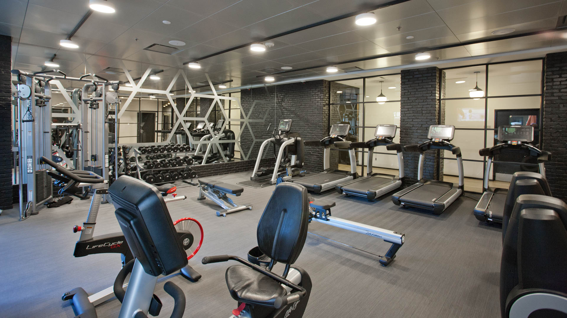 Gym at 2201 Wilson Apartments (2 of 3)