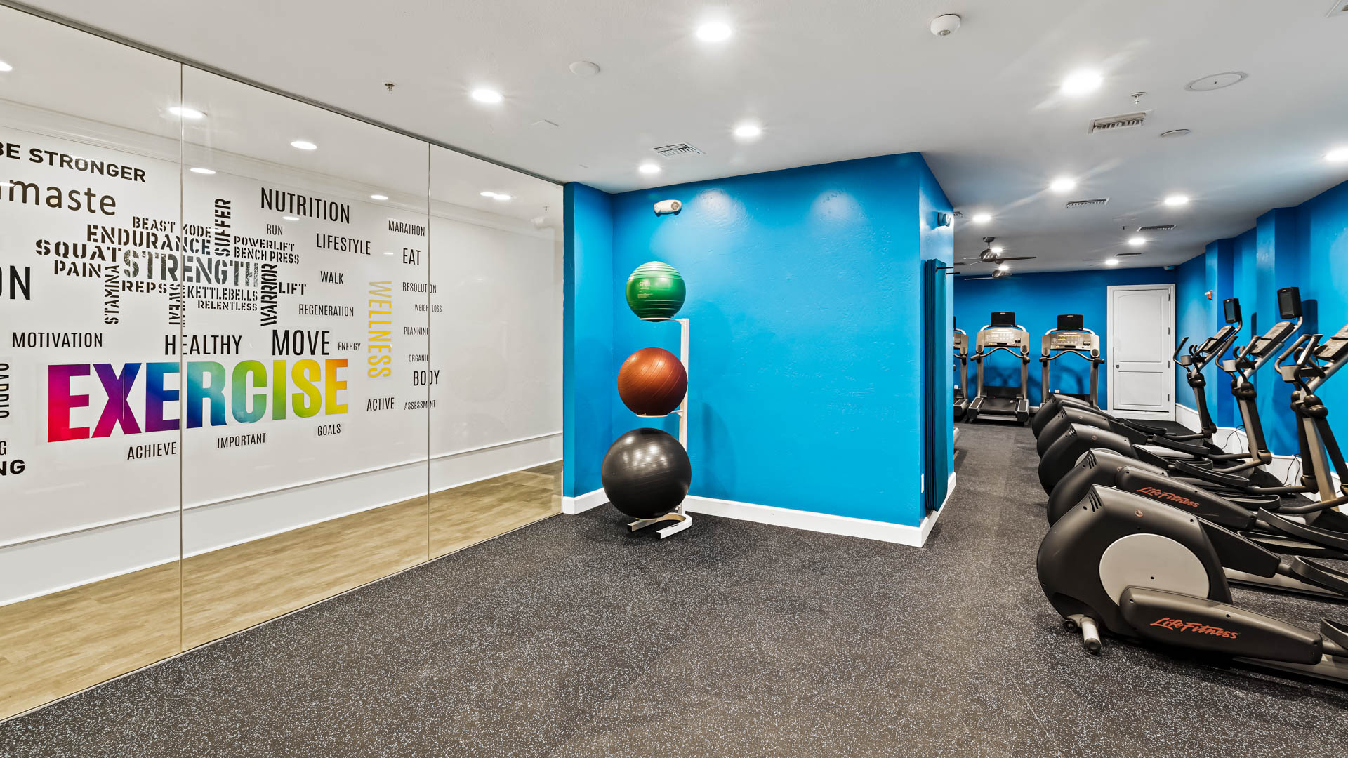 Gym at Park Place at San Mateo Apartments (1 of 2)