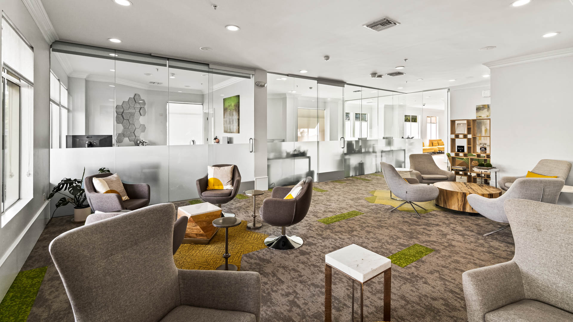 Lobby at Park Place at San Mateo Apartments
