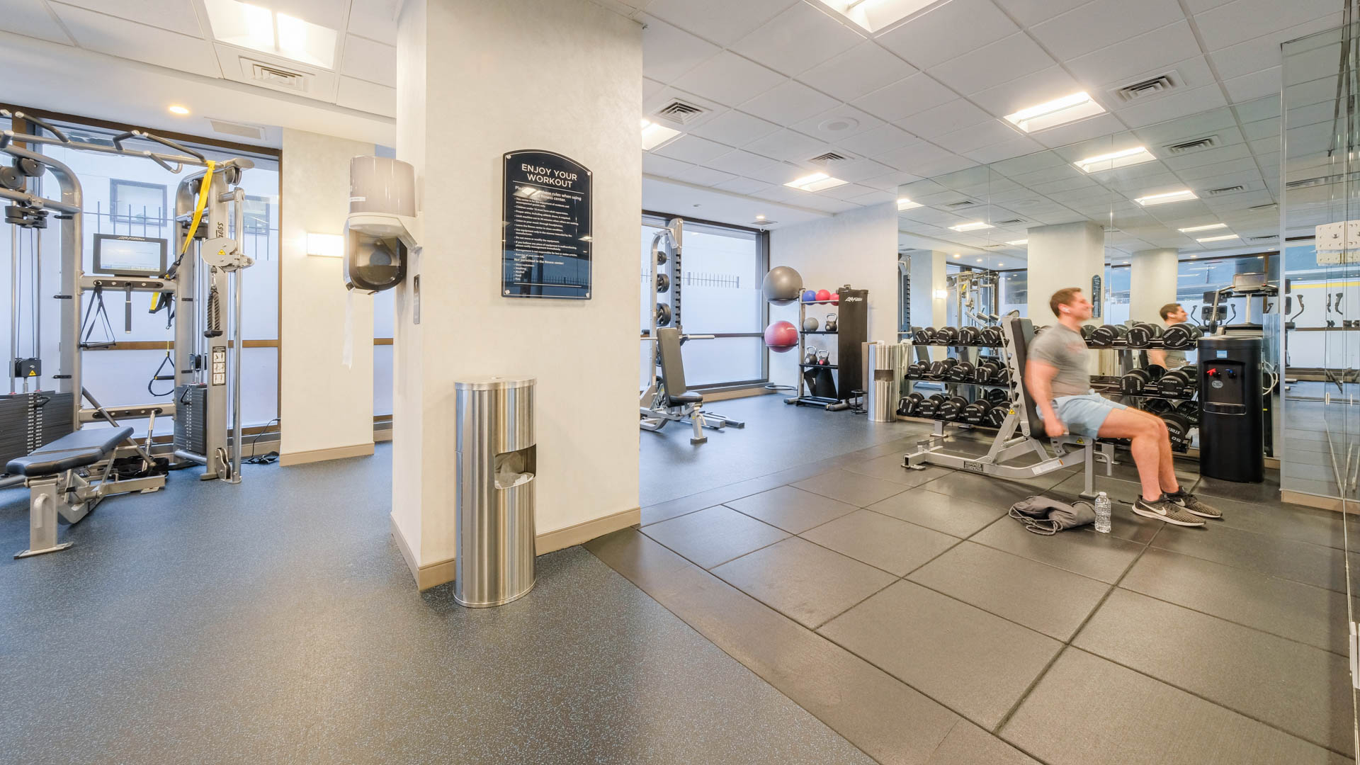 Gym at 300 East 39th Apartments (1 of 2)