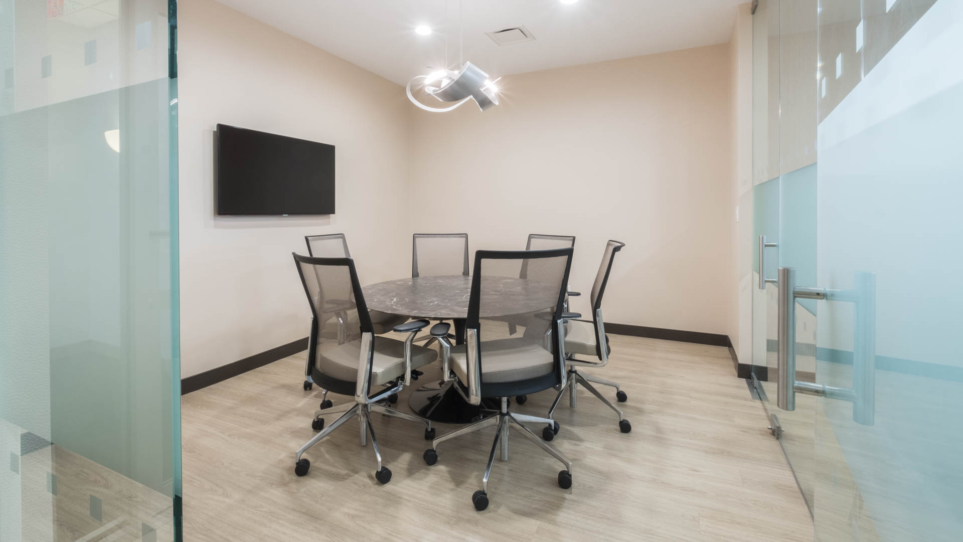 Work space at 300 East 39th Apartments