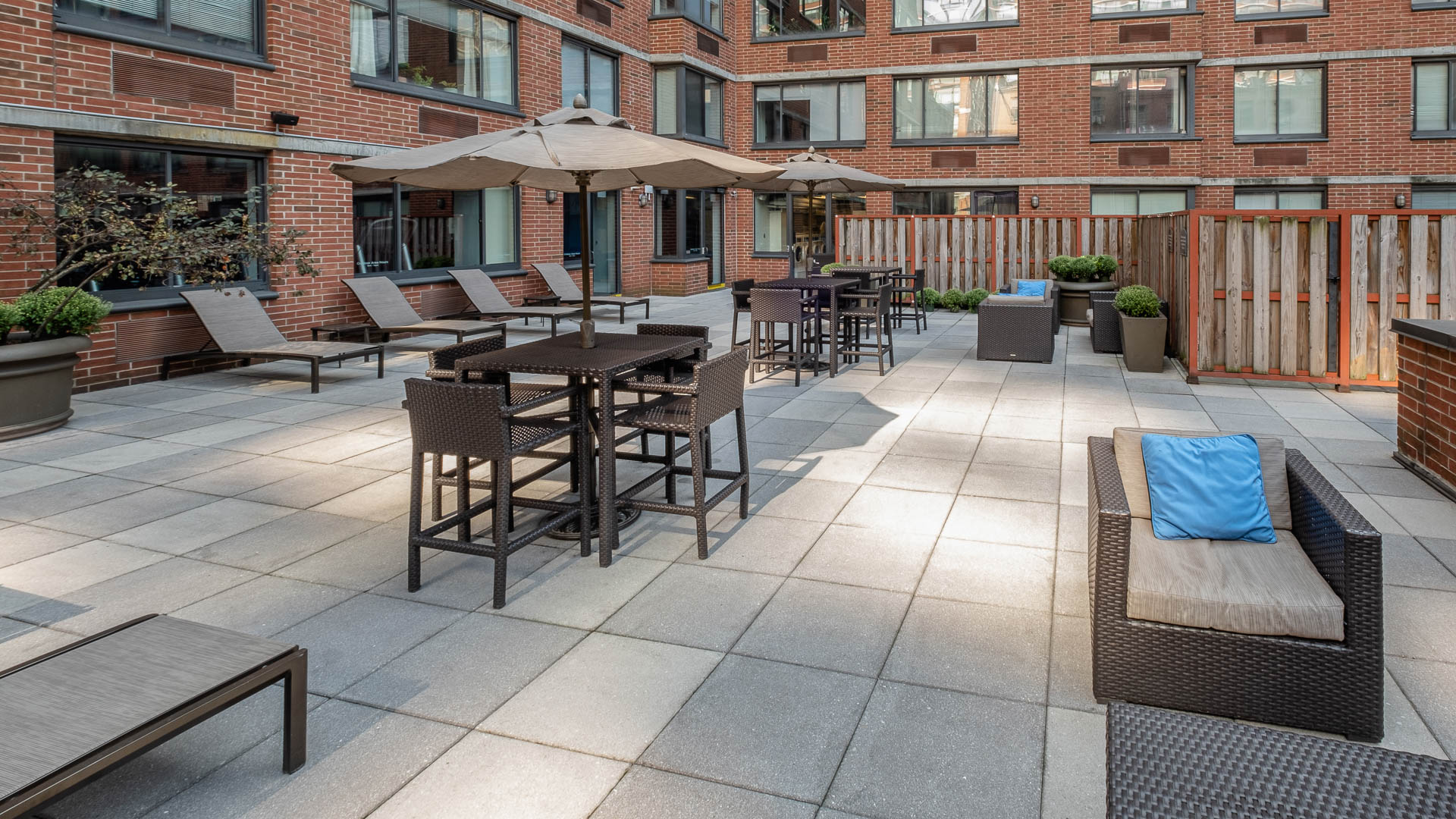 Grill area at West 54th Apartments (1 of 5)