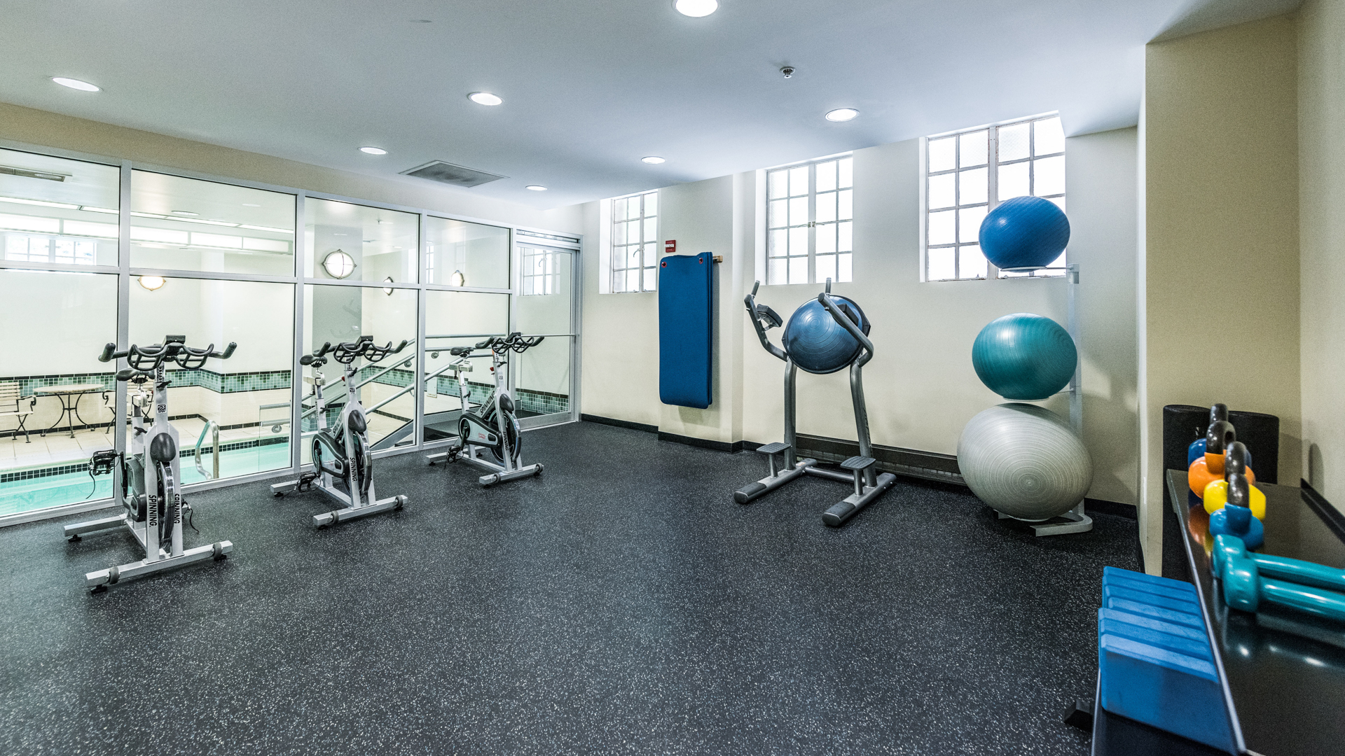 Gym at Alban Towers Apartments (3 of 3)