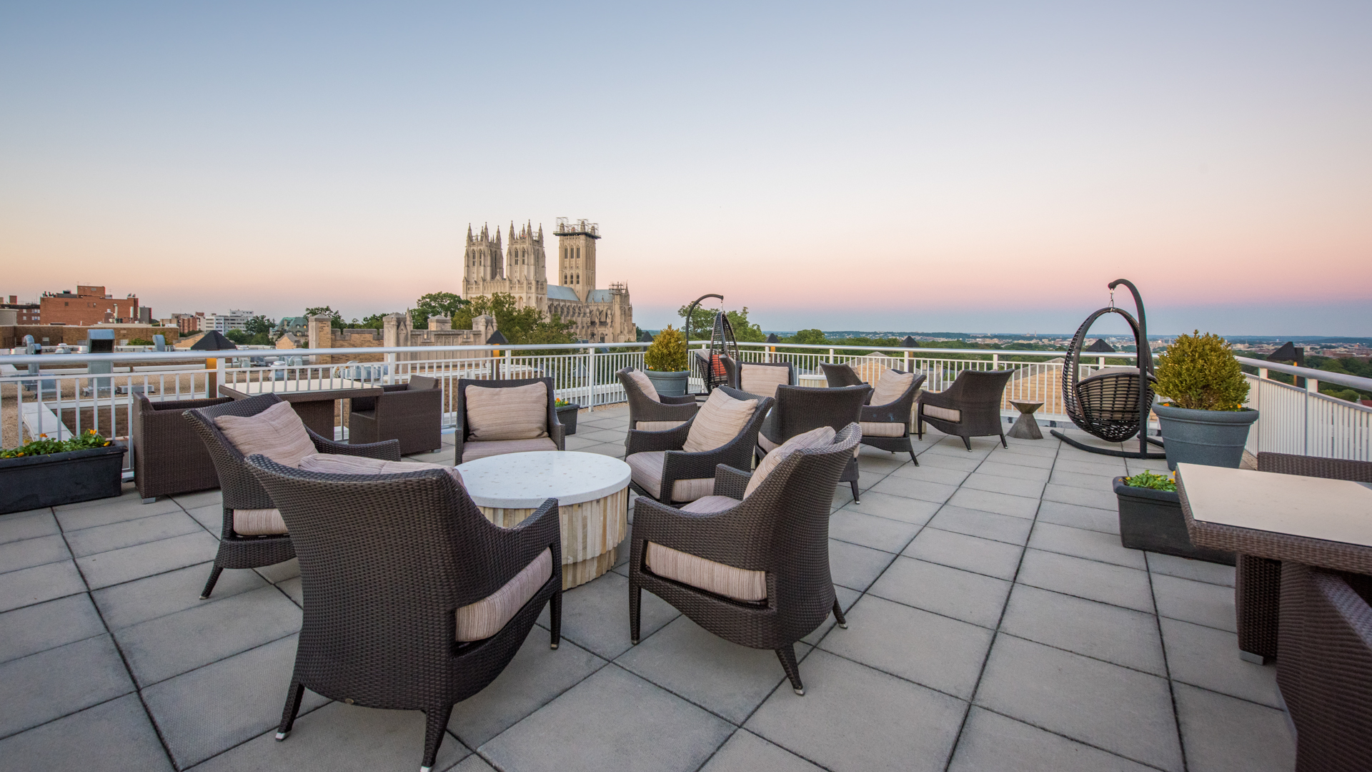 Roof deck at Alban Towers Apartments (1 of 2)