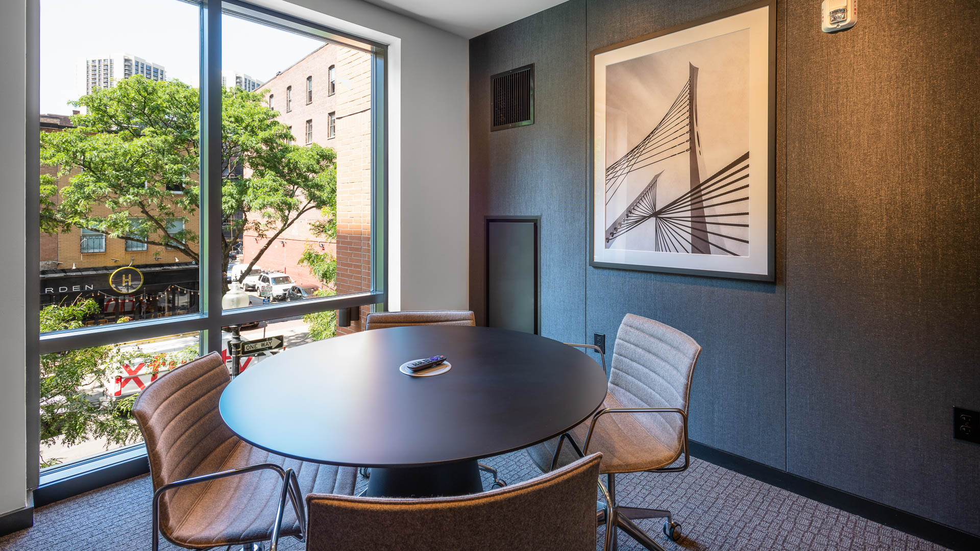 Work space at Avenir Apartments