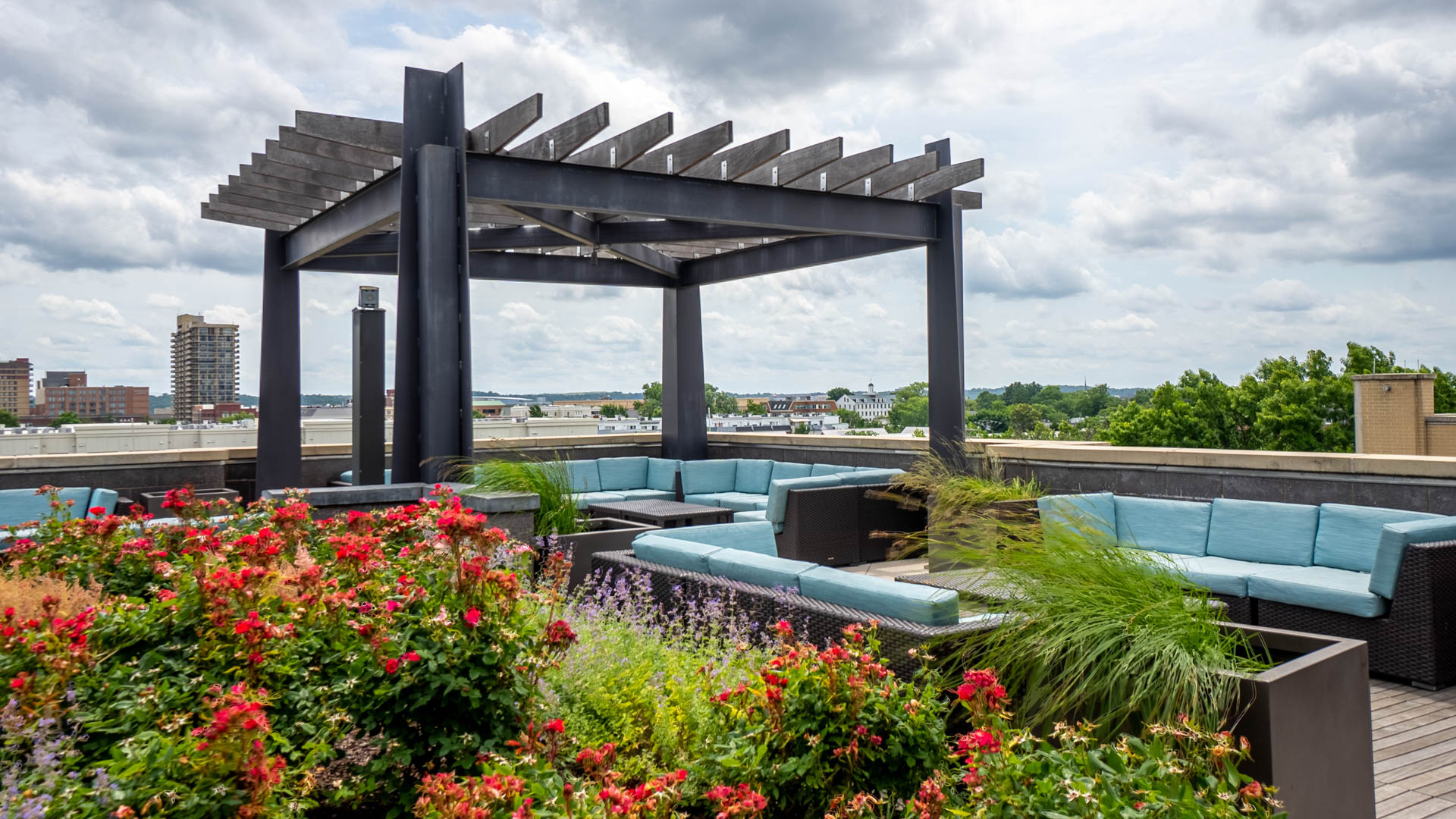 Roof deck at 1111 Belle Pre Apartments (2 of 2)