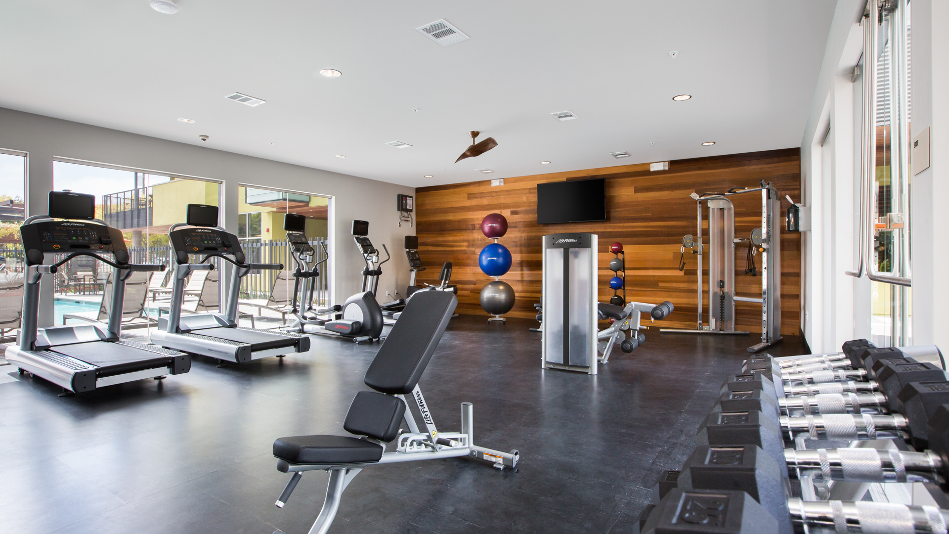 Gym at Parc on Powell Apartments (2 of 2)