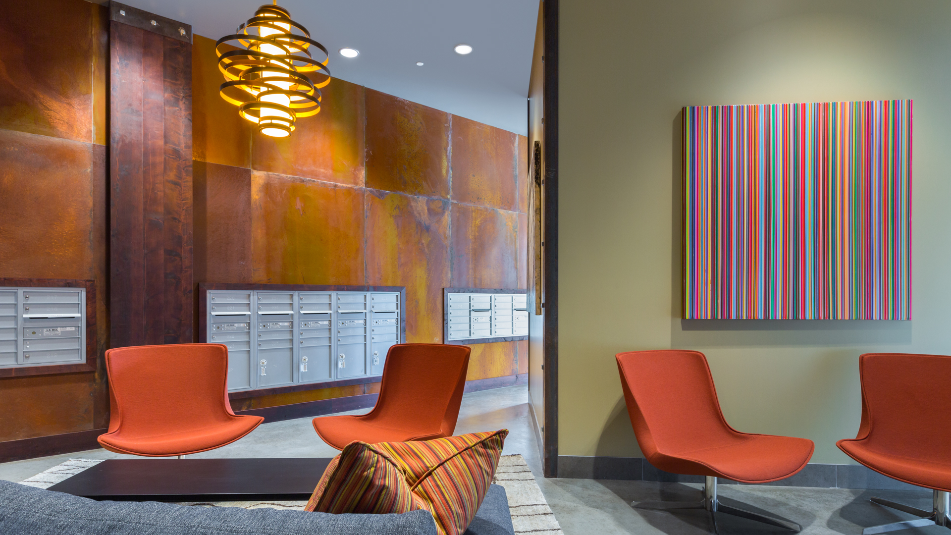 Lobby at Parc on Powell Apartments