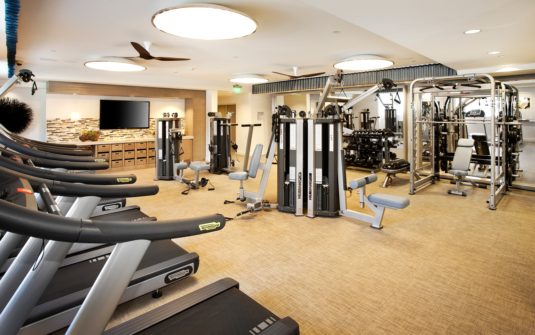 Gym at The Hesby Apartments (1 of 2)