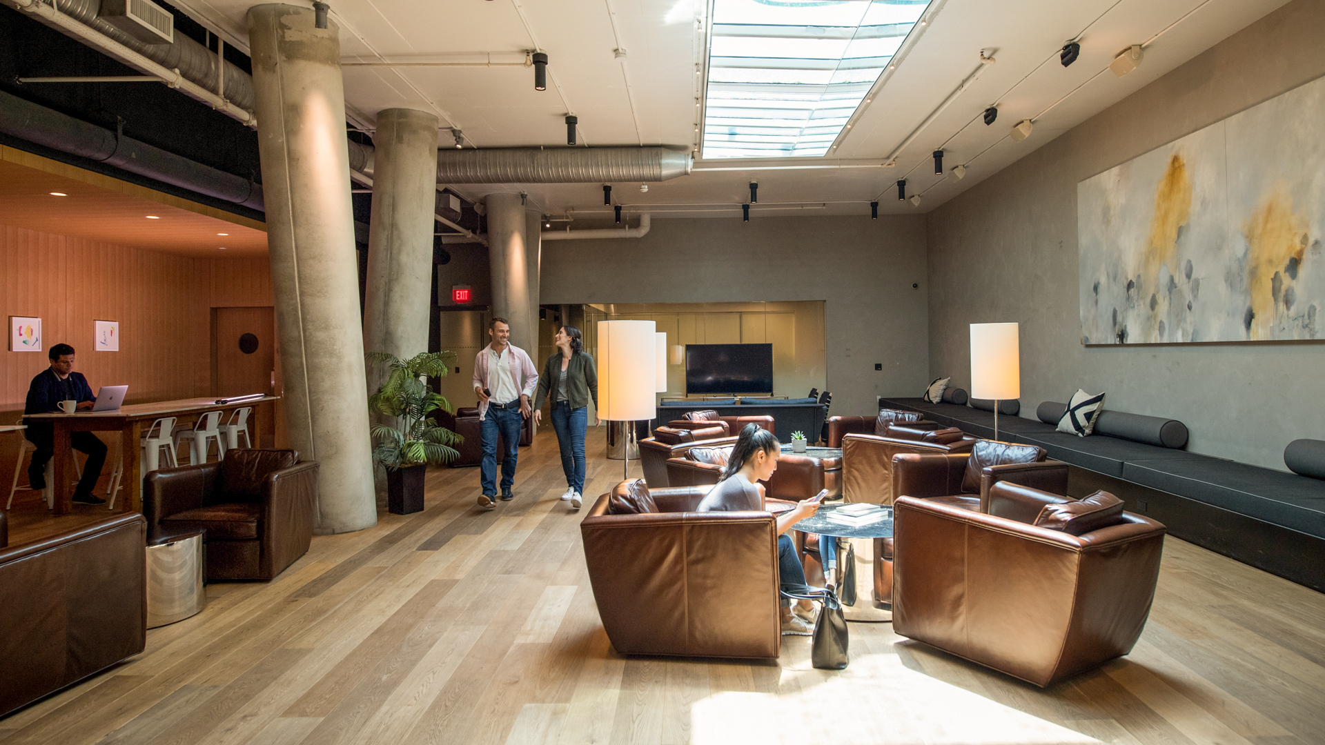 Lounge at 170 Amsterdam Apartments (1 of 5)