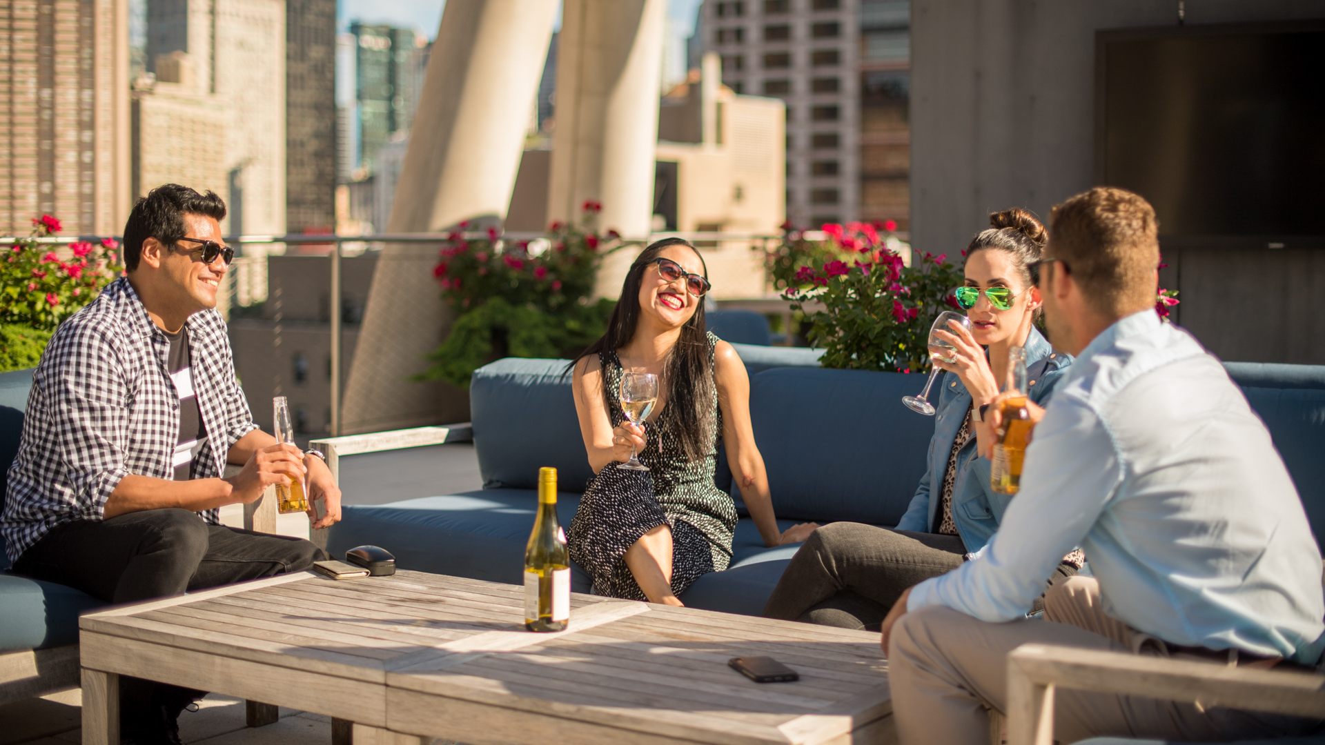 Roof deck at 170 Amsterdam Apartments (3 of 4)