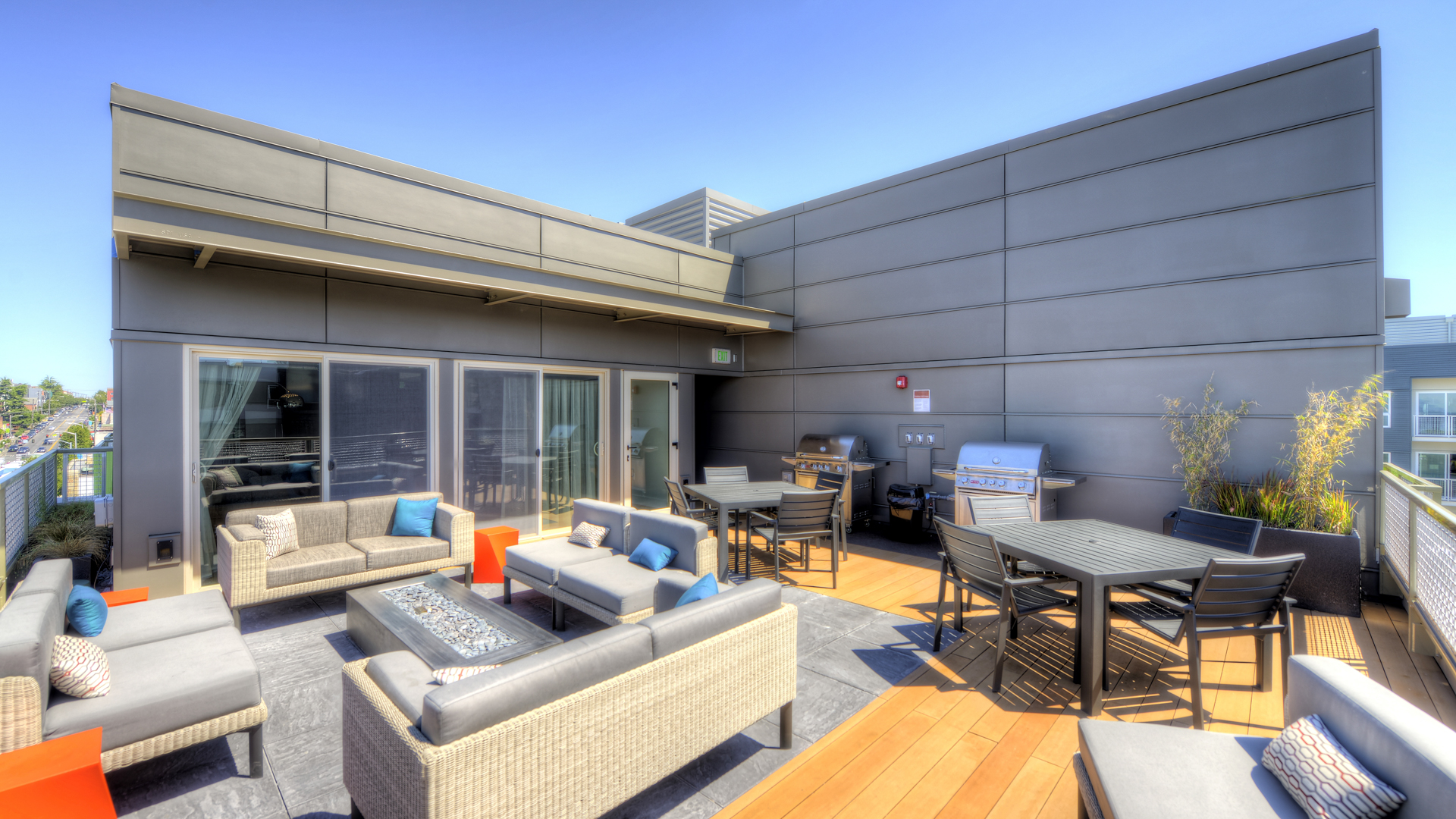 Roof deck at Junction 47 Apartments (2 of 5)
