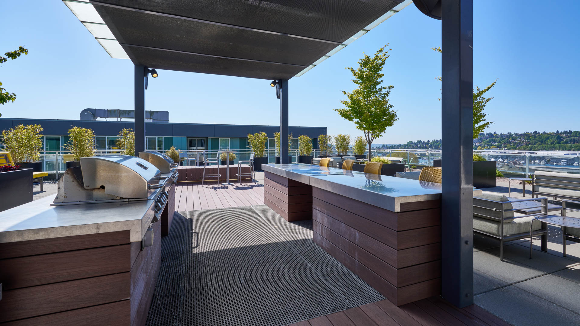 Grill area at Odin Apartments (1 of 2)
