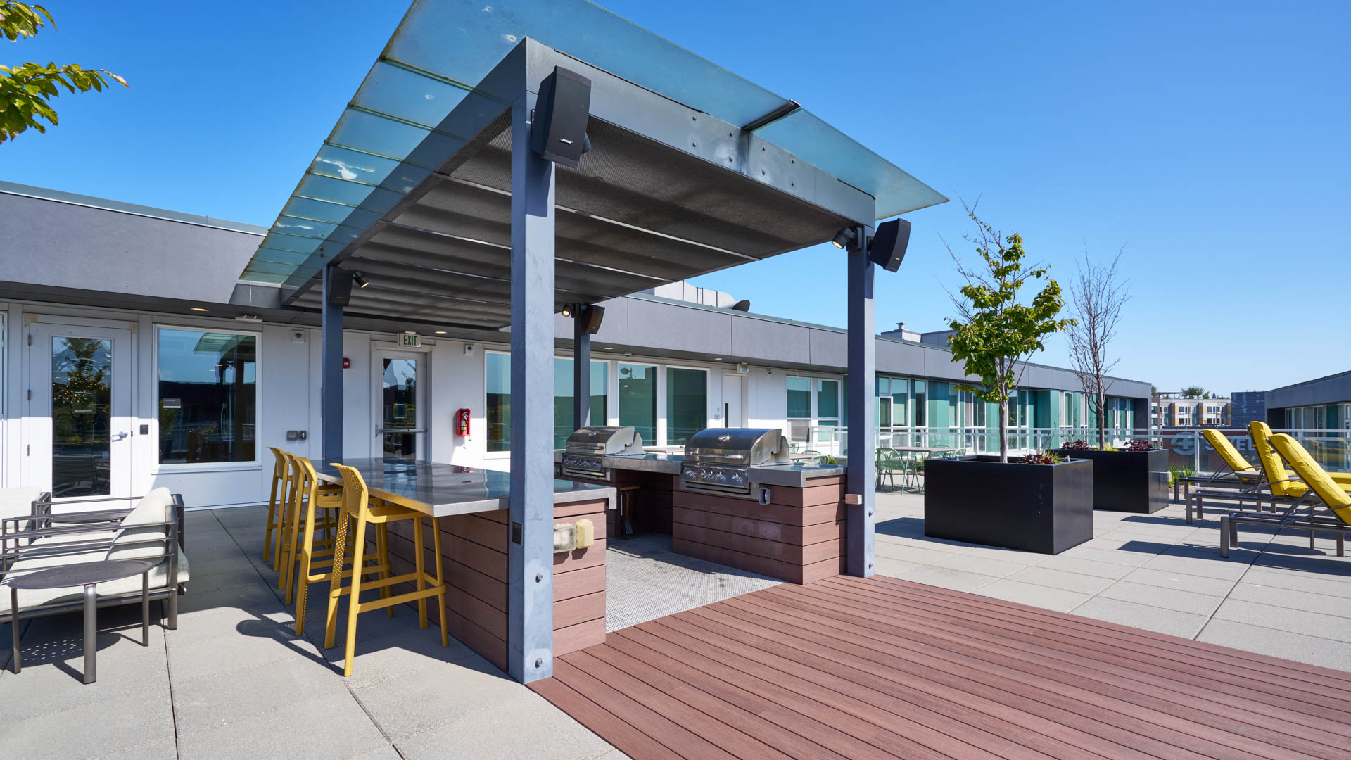 Grill area at Odin Apartments (2 of 2)