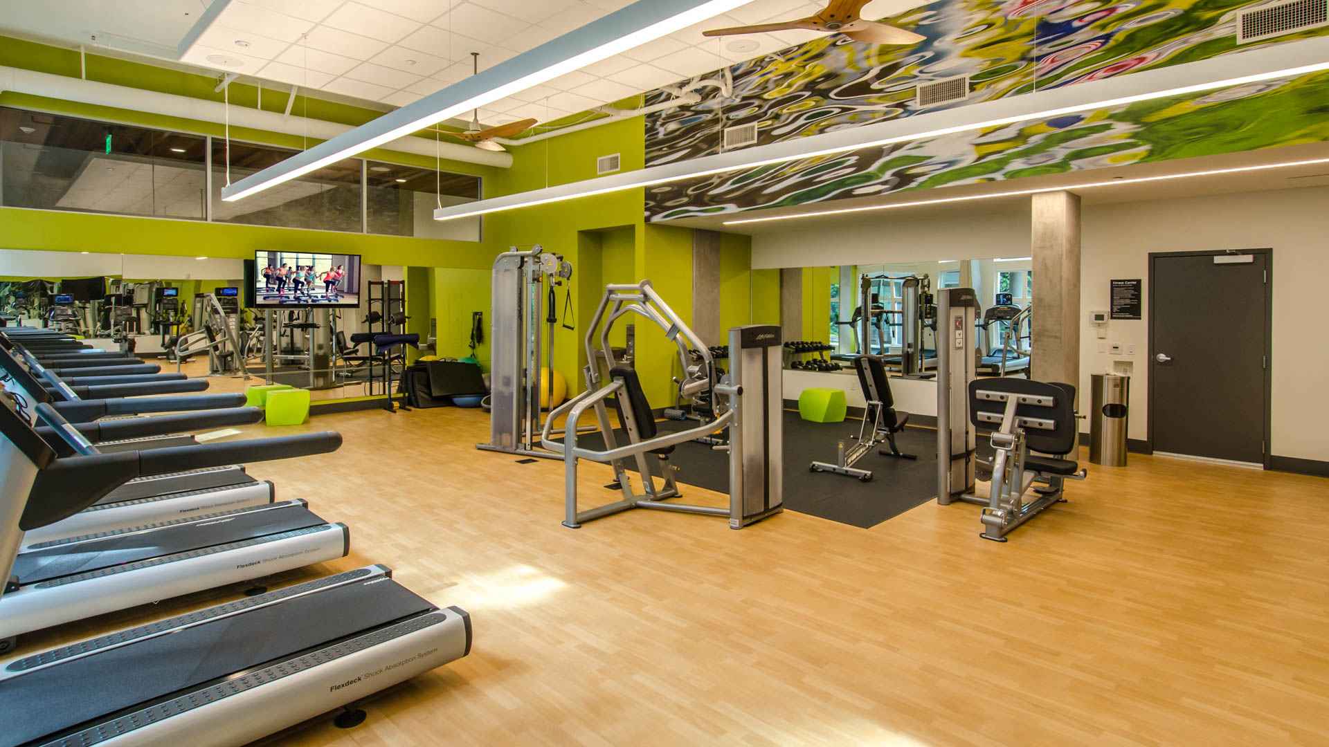 Gym at Odin Apartments