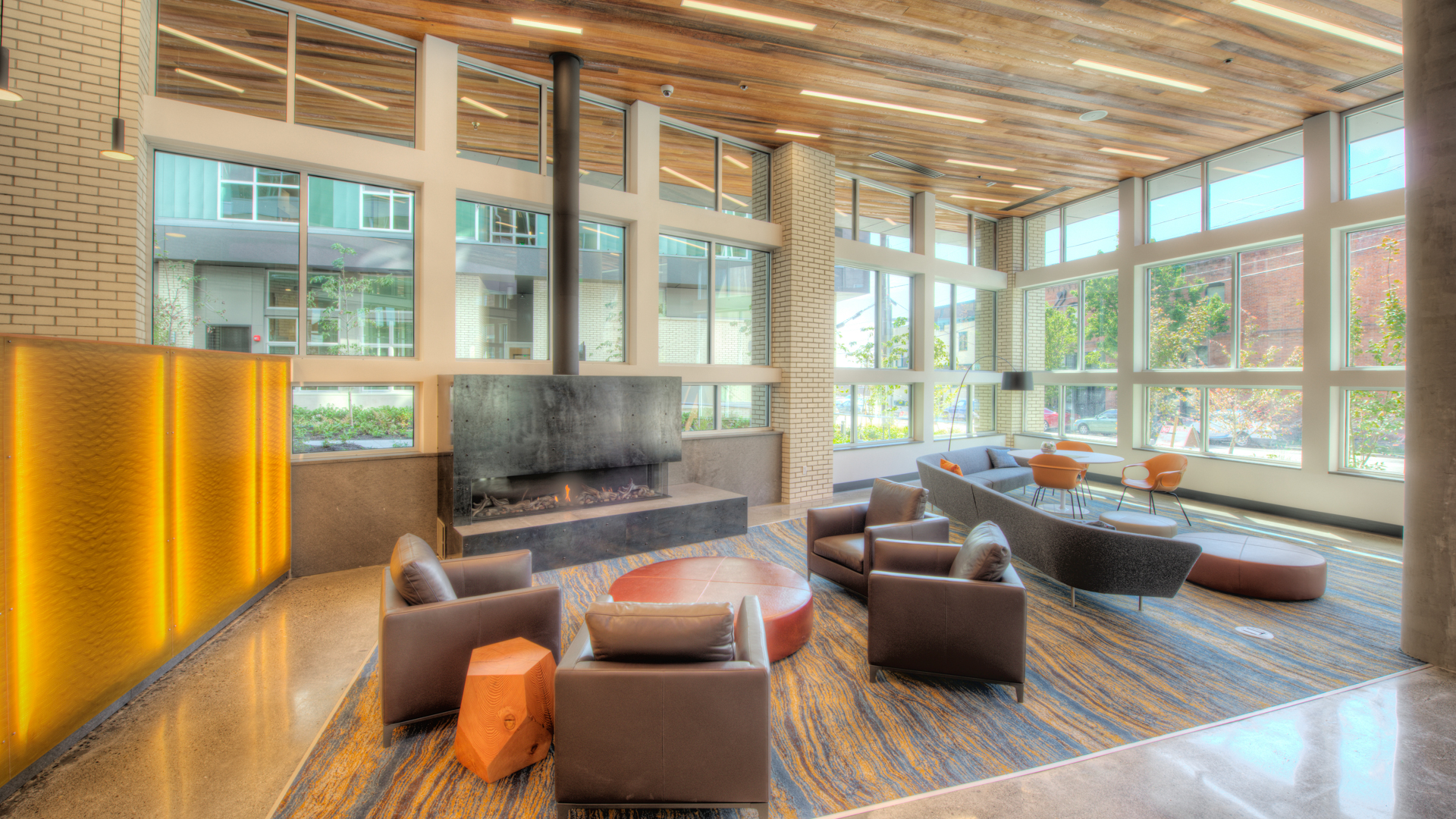 Lounge at Odin Apartments