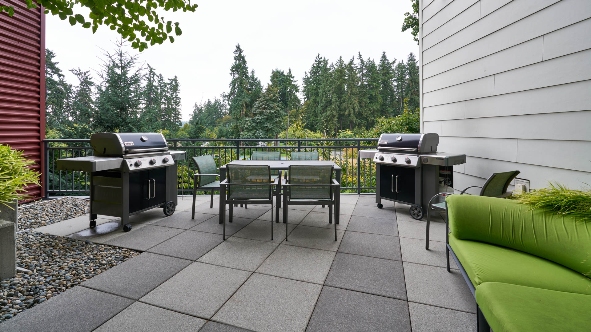 Grill area at Old Town Lofts Apartments