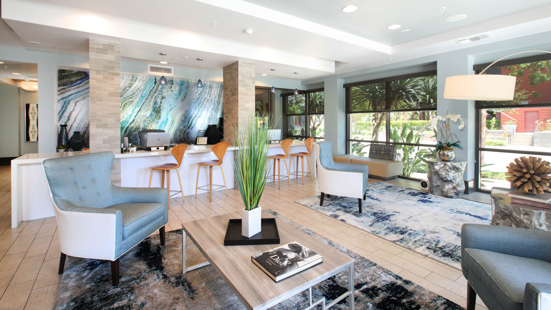 Lobby at The Kelvin Apartments