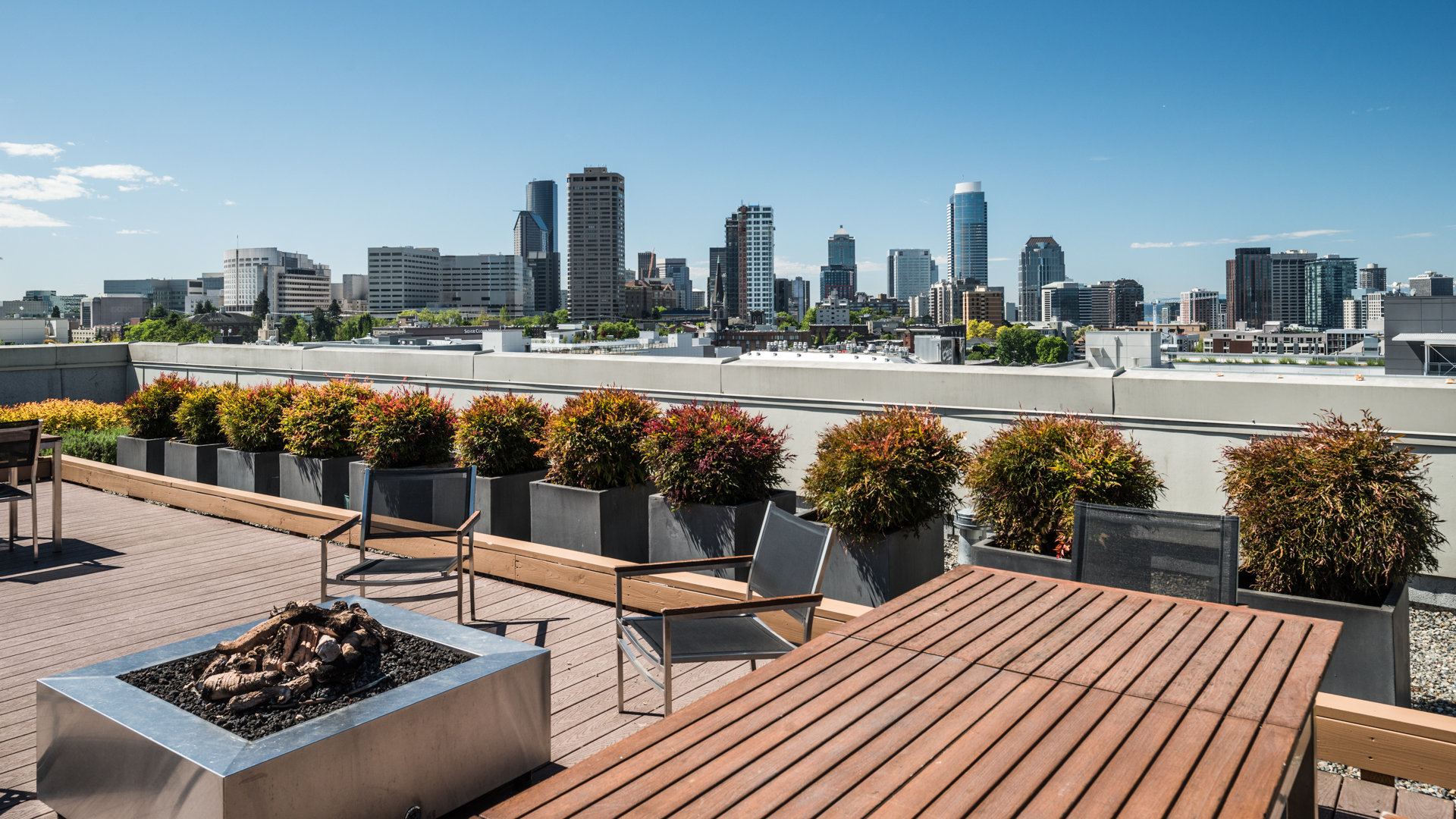 Roof deck at Packard Building Apartments (1 of 4)