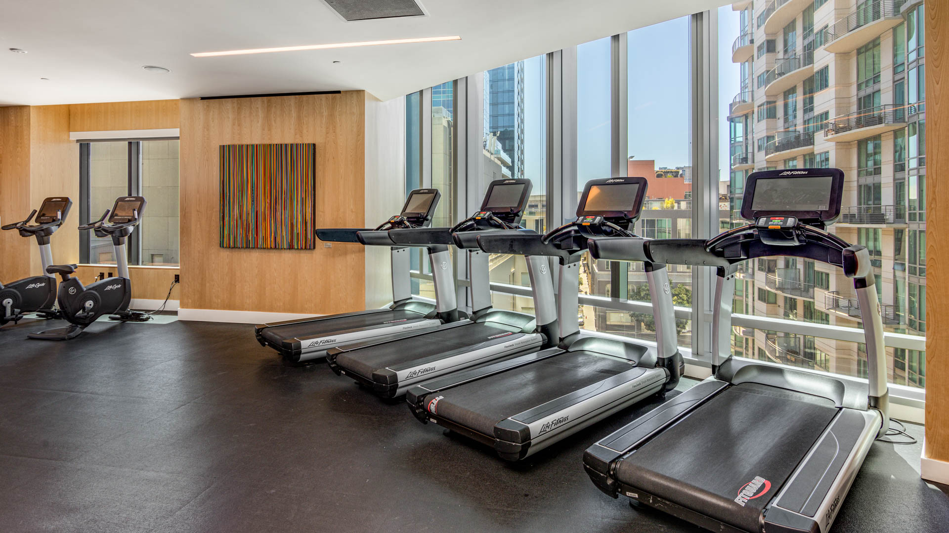 Gym at 340 Fremont Apartments (1 of 3)