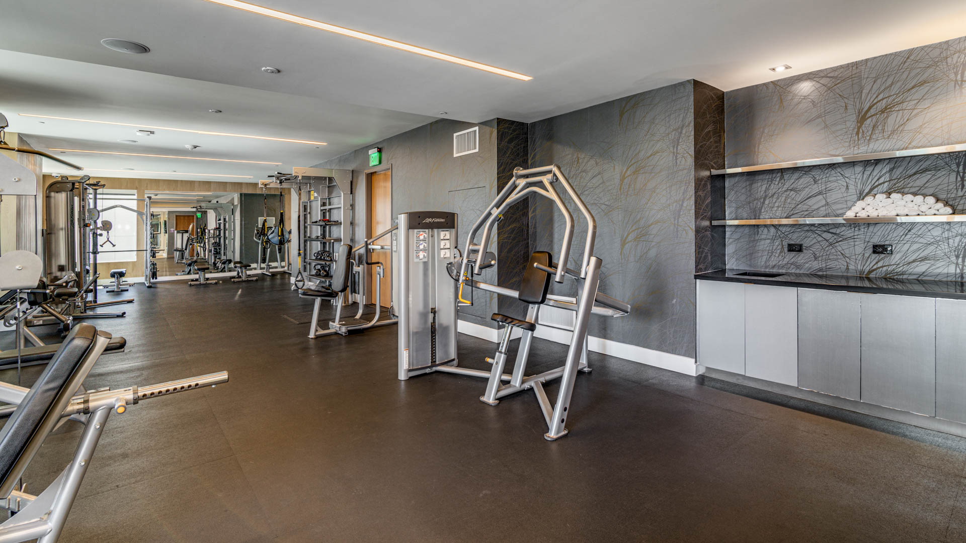 Gym at 340 Fremont Apartments (3 of 3)