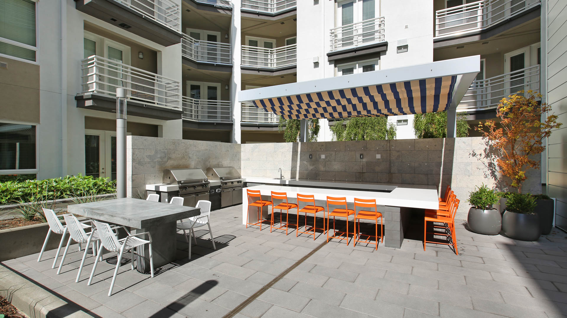 Grill area at Altitude Apartments