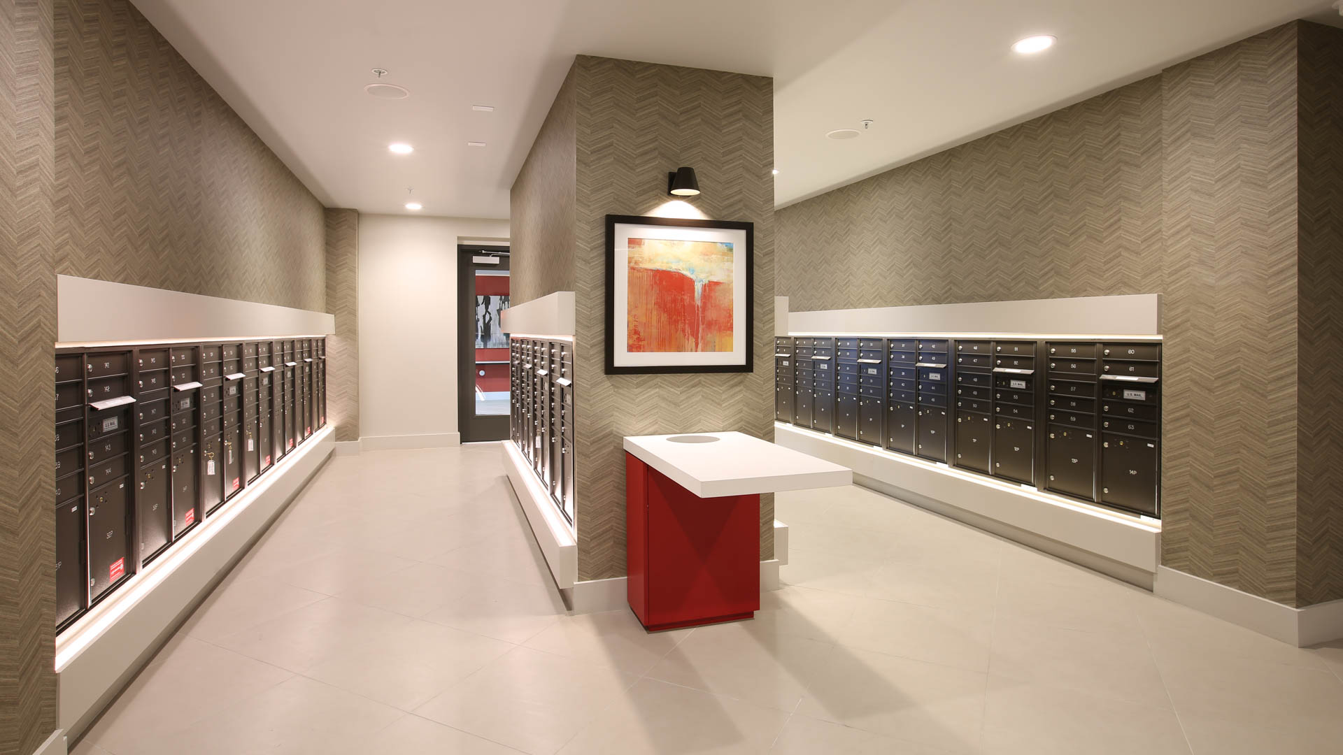 Mailroom at The Alton Apartments