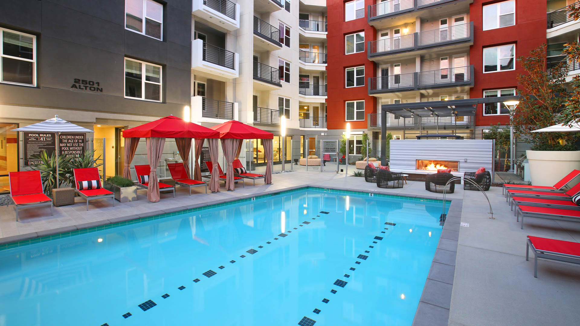 Pool at The Alton Apartments (3 of 4)