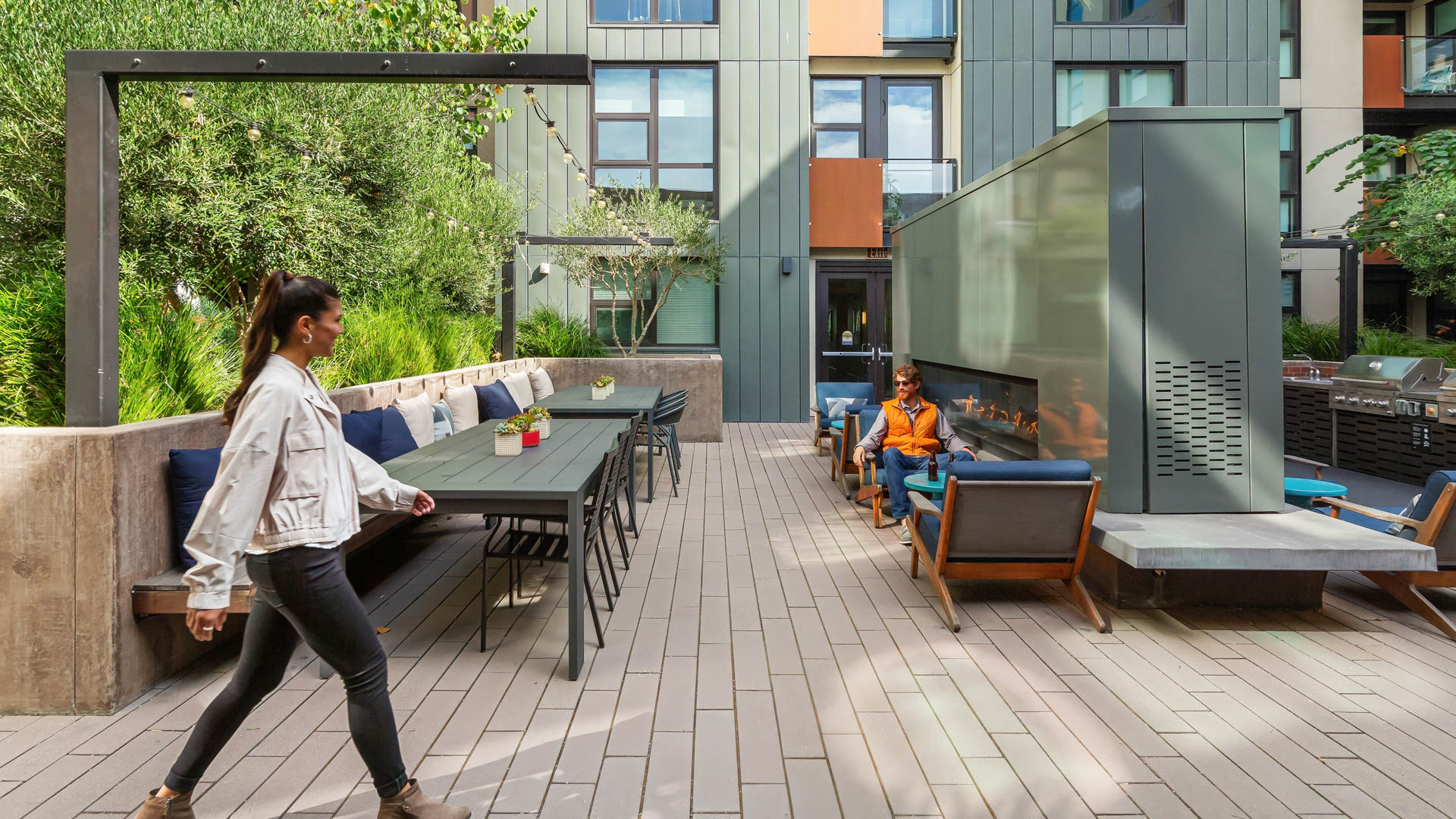 Roof deck at One Henry Adams Apartments (1 of 4)