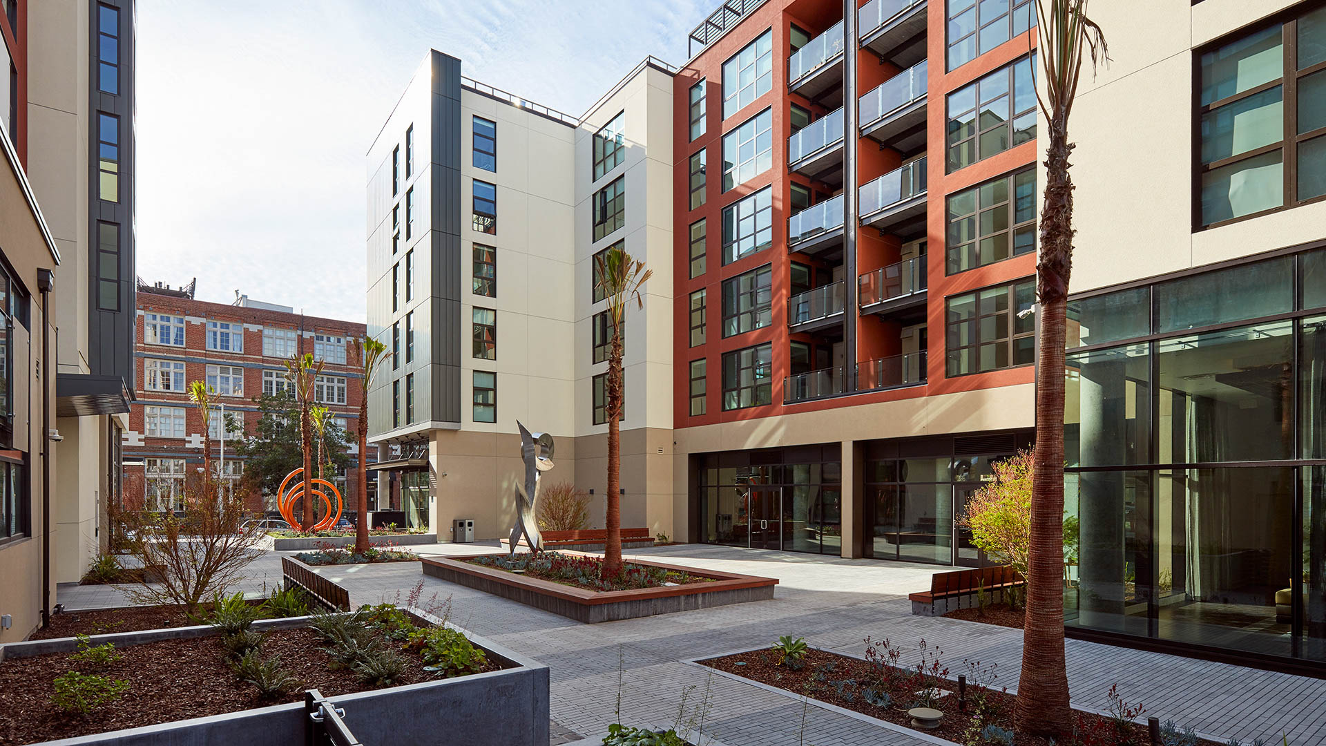 Courtyard at One Henry Adams Apartments (2 of 2)